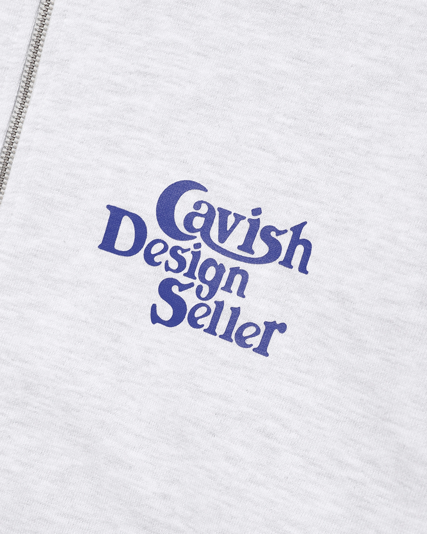 CAVISH SELLER LOGO ZIP UP HOODIE