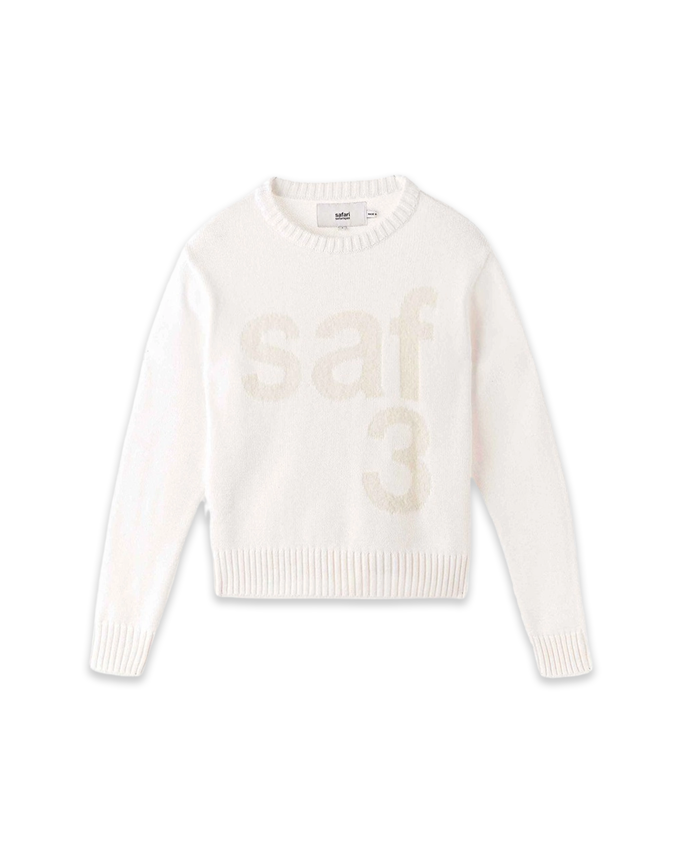 SAFARISPOT 1/2 BASIC SAFARI L/S TEE WHITE
