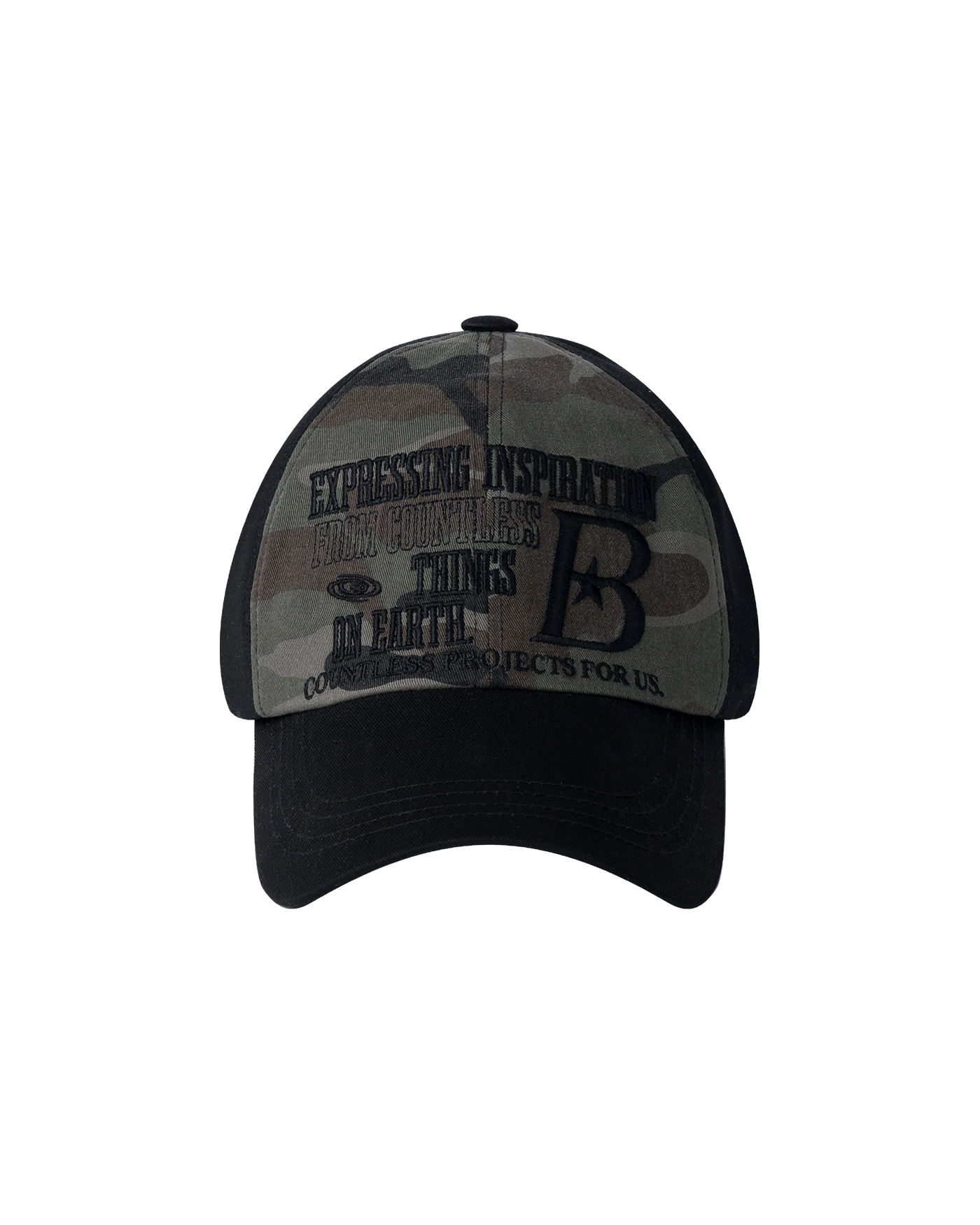 ◆BAUF B LOGO Mesh Ball Cap/6色◆ BAUF B LOGO Mesh Ball Cap [Black]