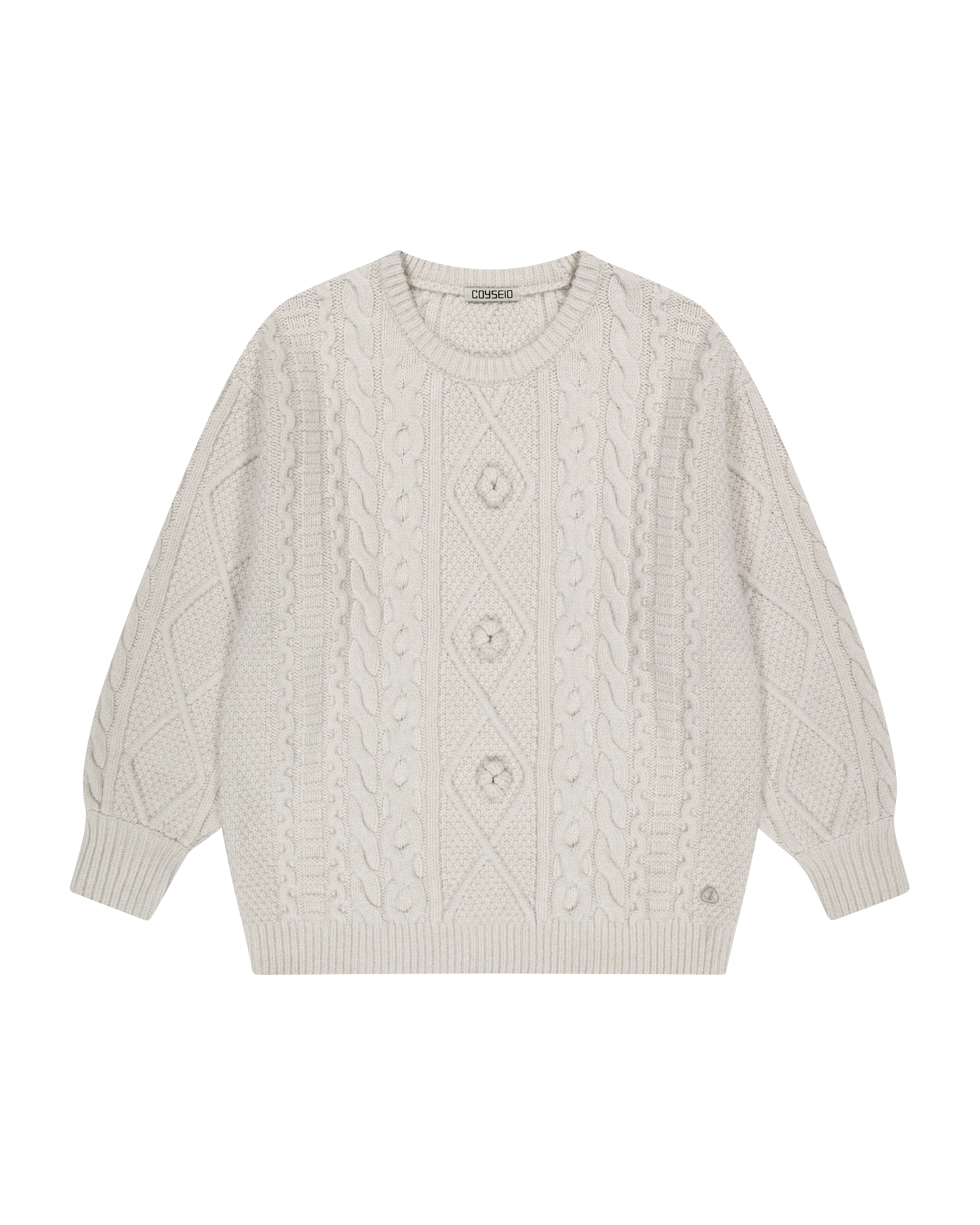 ★COYSEIO★CORAL LONGSLEEVES CORAL LONGSLEEVES WHITE - coyseio