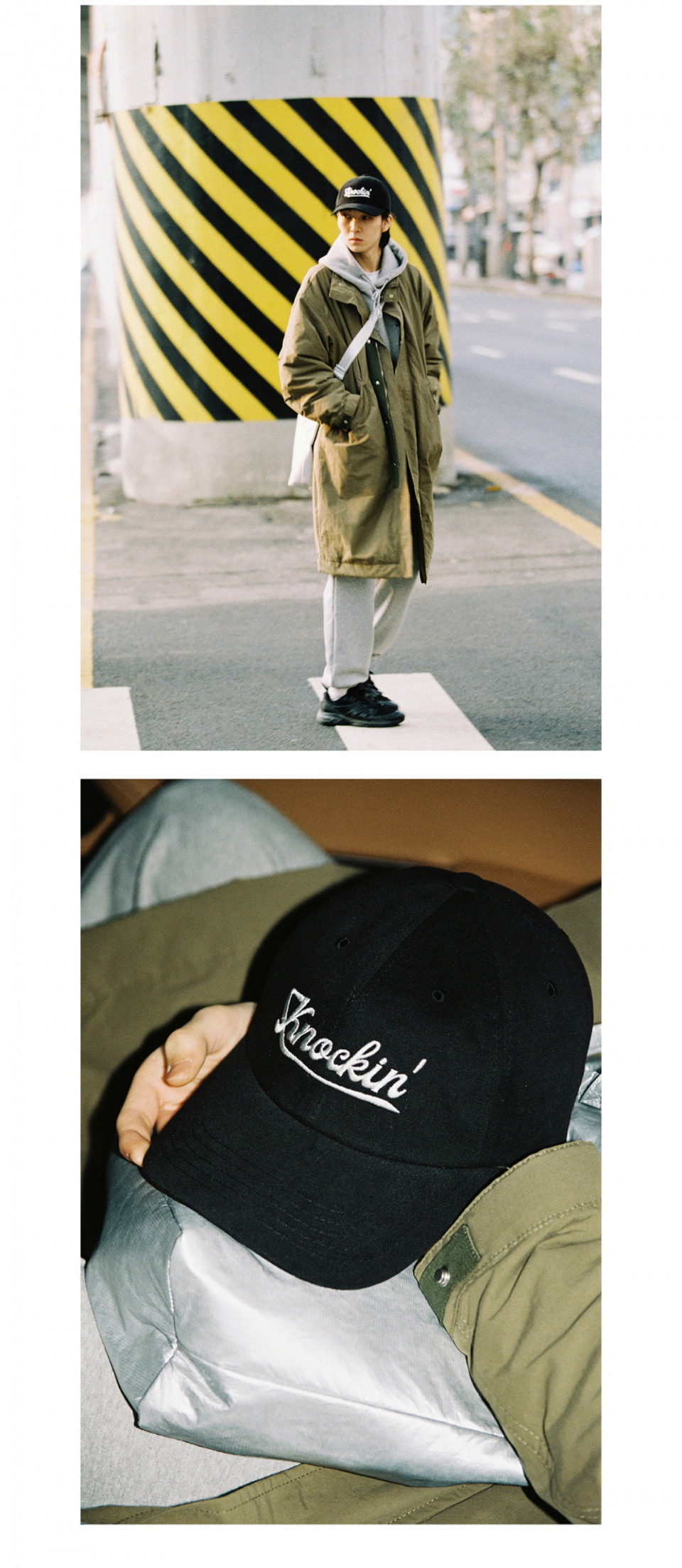 ogarp☆KNOCKIN LOGO B.B CAP KNOCKIN LOGO B.B CAP GREEN - OGARP