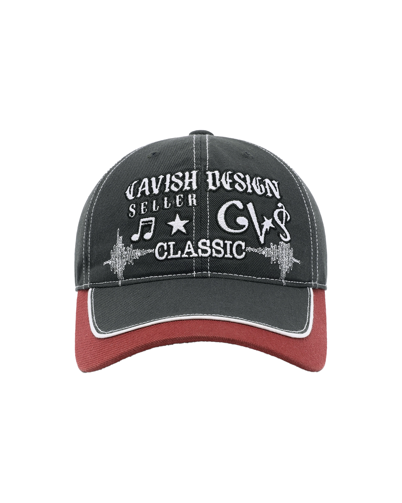 [CAVISH] SONIC WAVE BALL CAP ★大人気★ SONIC WAVE BALL CAP GREY(CV2EFUAB21A) - cavish | 60% - Asian