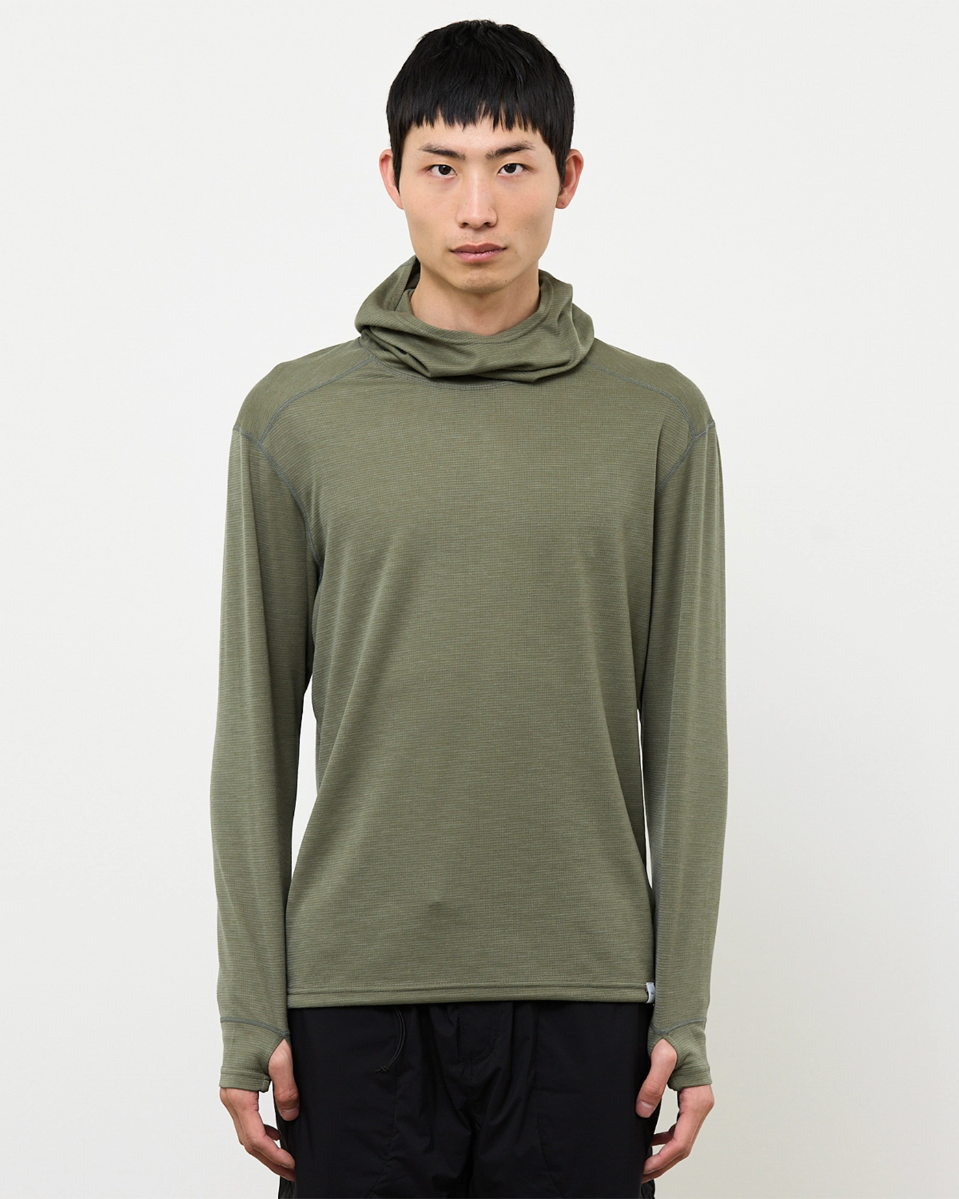 【CAYL】 live wool hoody / khaki CAYL ケイル Live Wool Hoody Khaki - Nicetime Mountain