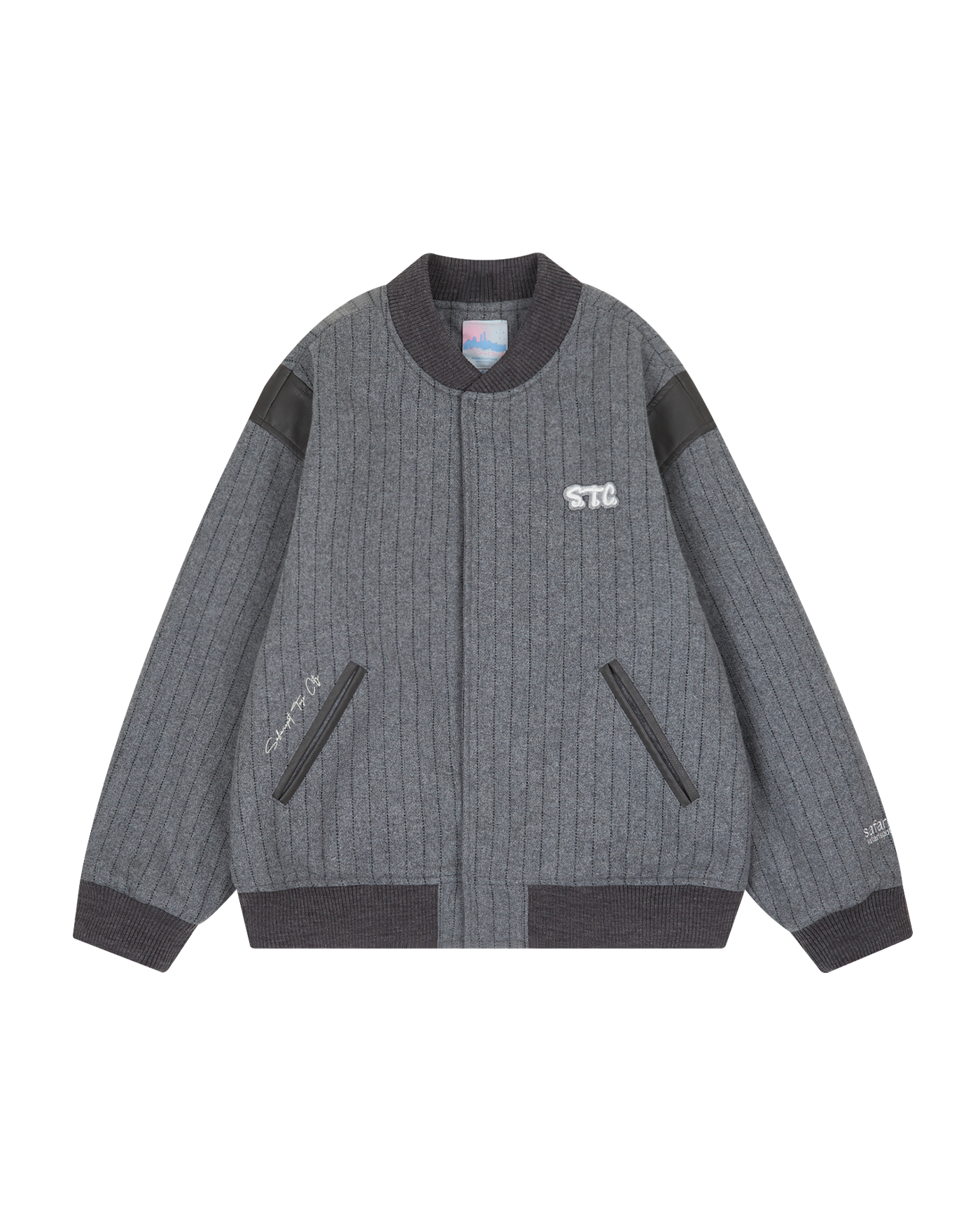 REVERSIBLE FLANNEL DOWN JACKET (GRAY) - SAFARISPOT