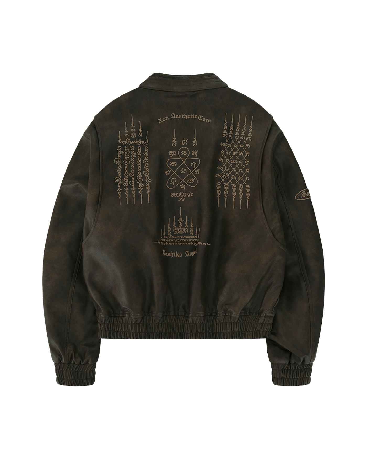 KASHIKO Yantra Faux Leather jacket