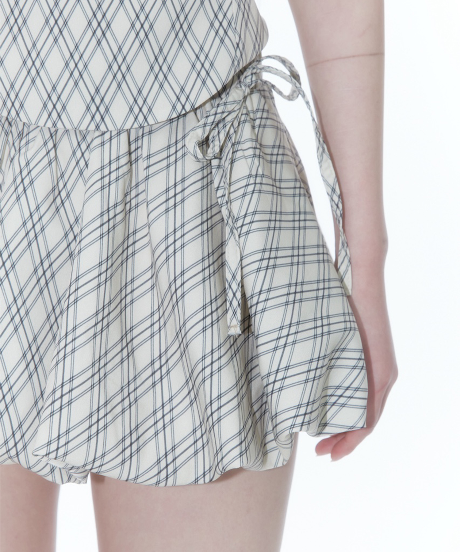 [Kashiko] ★ Fairy Ribbon Bubble Skirt MUSINSA | KASHIKO Fairy Ribbon Bubble Skirt White