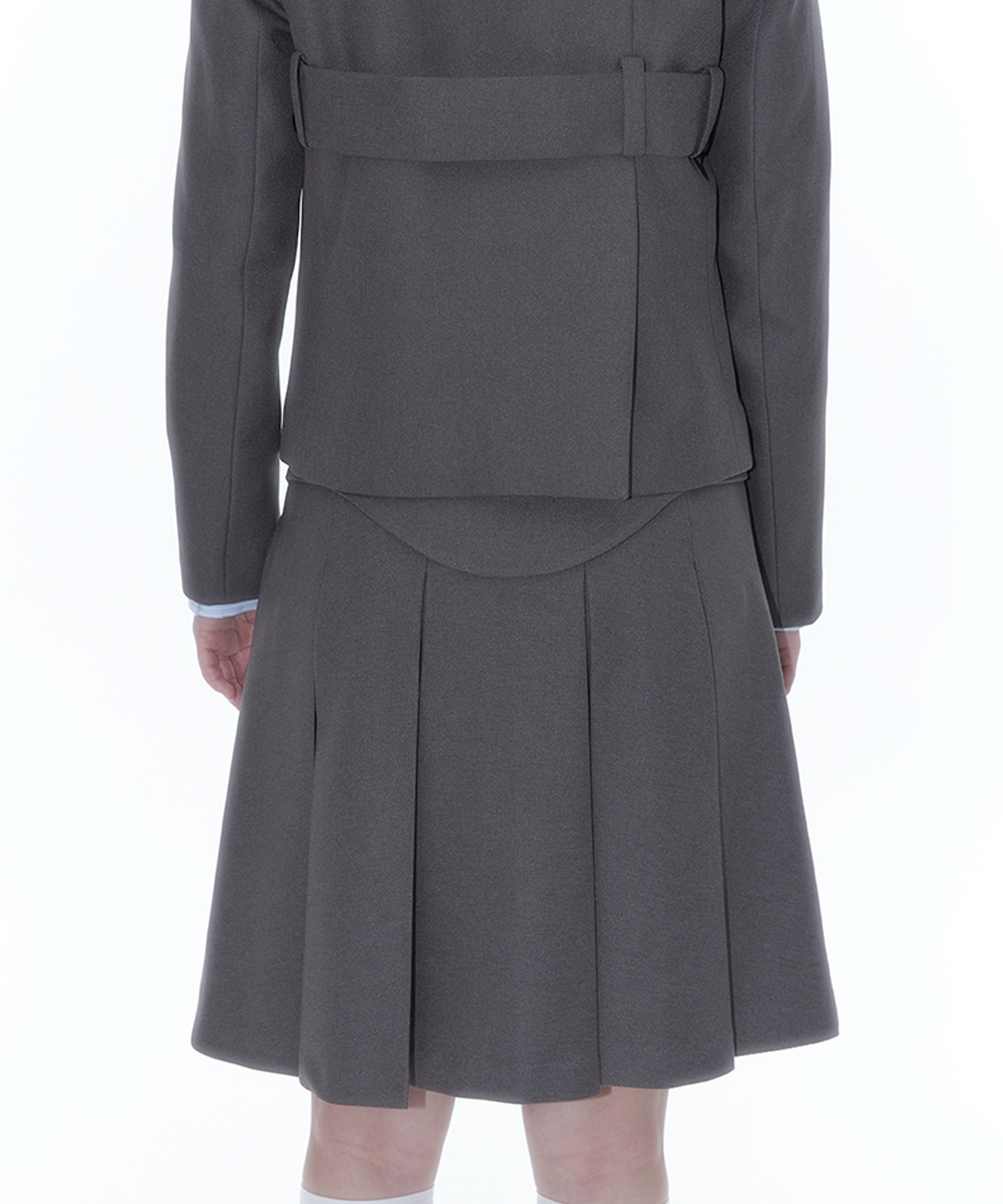 Kashiko★Ribbon Preppy Pleated Skirt★2 Color MUSINSA | KASHIKO Ribbon Preppy Pleated Skirt Black