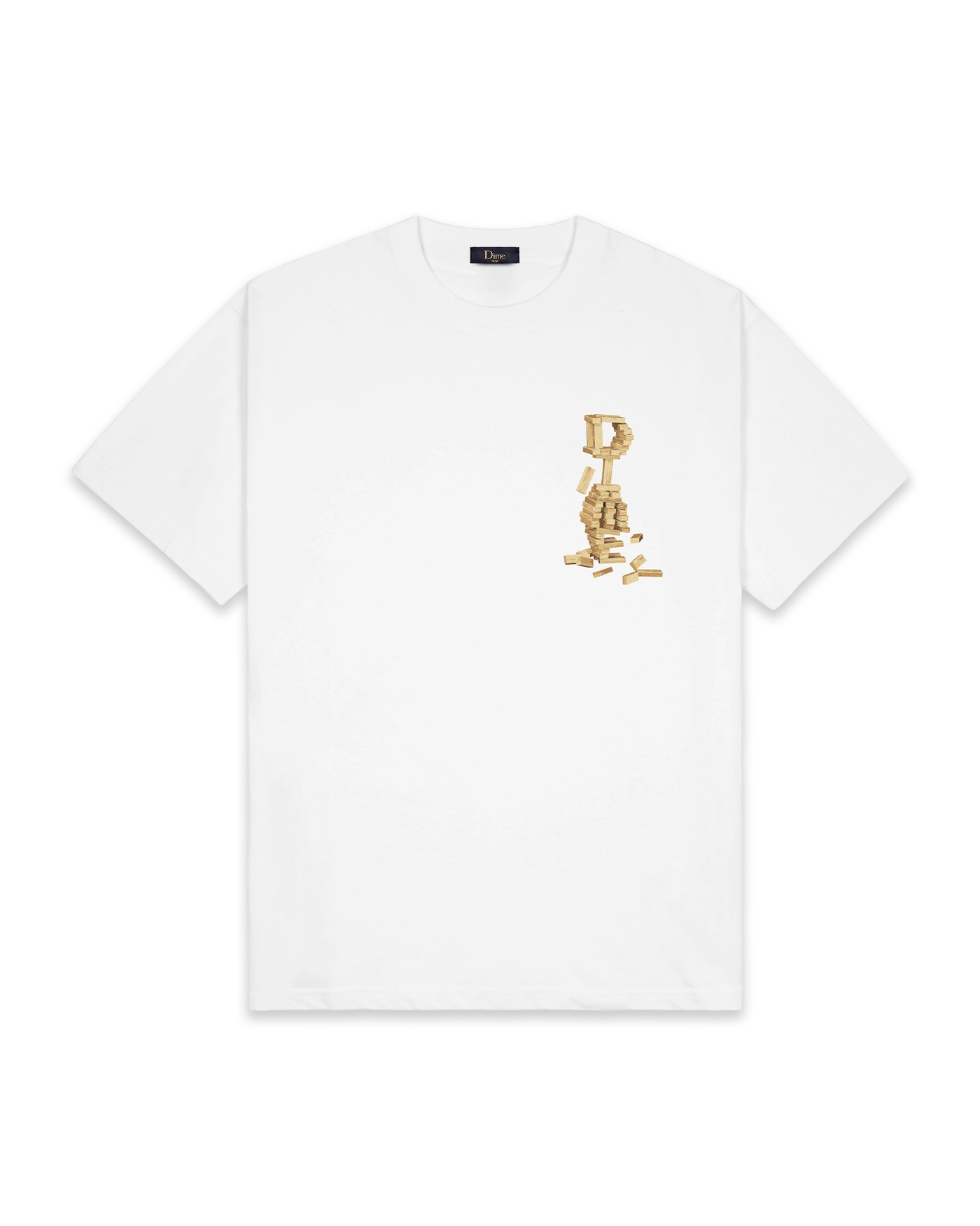 【DIME】Wave Knit SS Shirt / Ivory Dime Wave Knit T-Shirt Ivory | END. (AR)