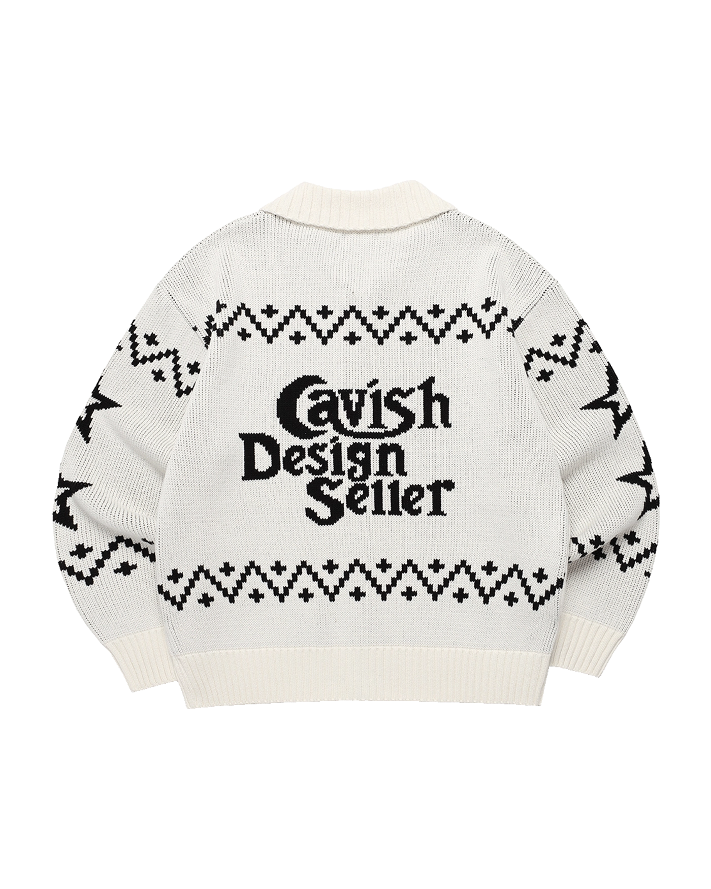 CAVISH CATS ZIP UP CARDIGAN