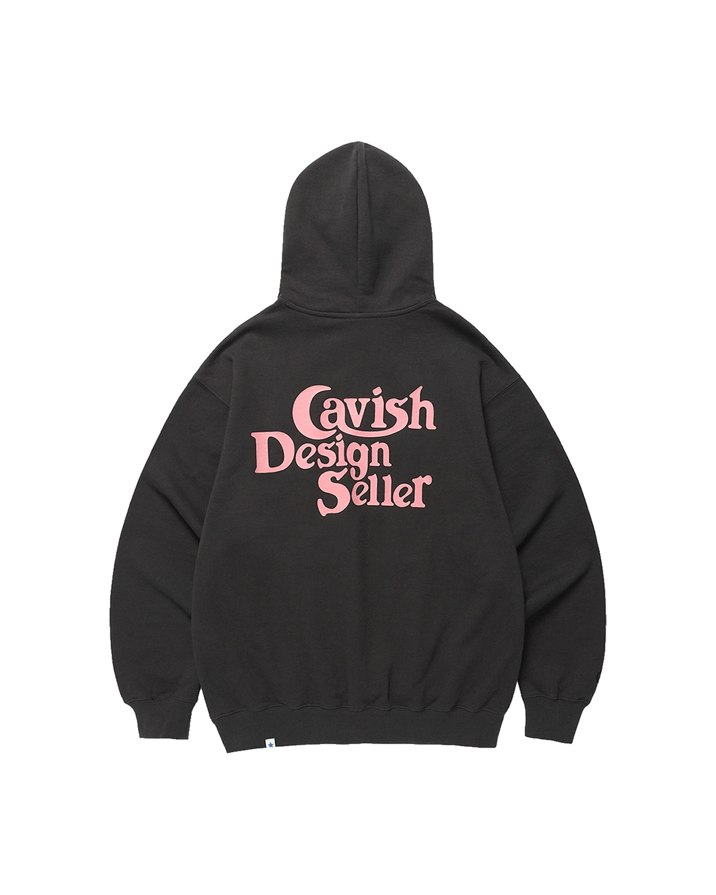 ★関税込★CAVISH★RAGLAN PIGMENT SELLER LOGO HOODIE★ RAGLAN PIGMENT SELLER LOGO HOODIE CHARCOAL(CV2DFUM406A