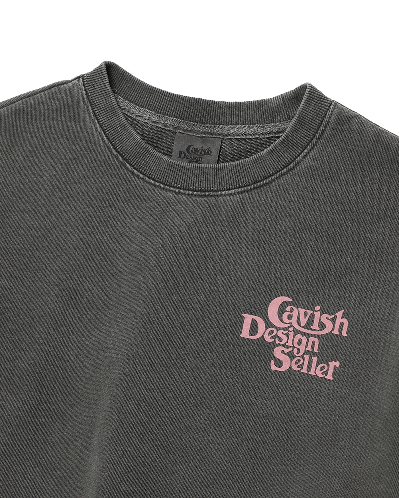 CAVISH W PIGMENT SELLER LOGO SWEATSHIRT