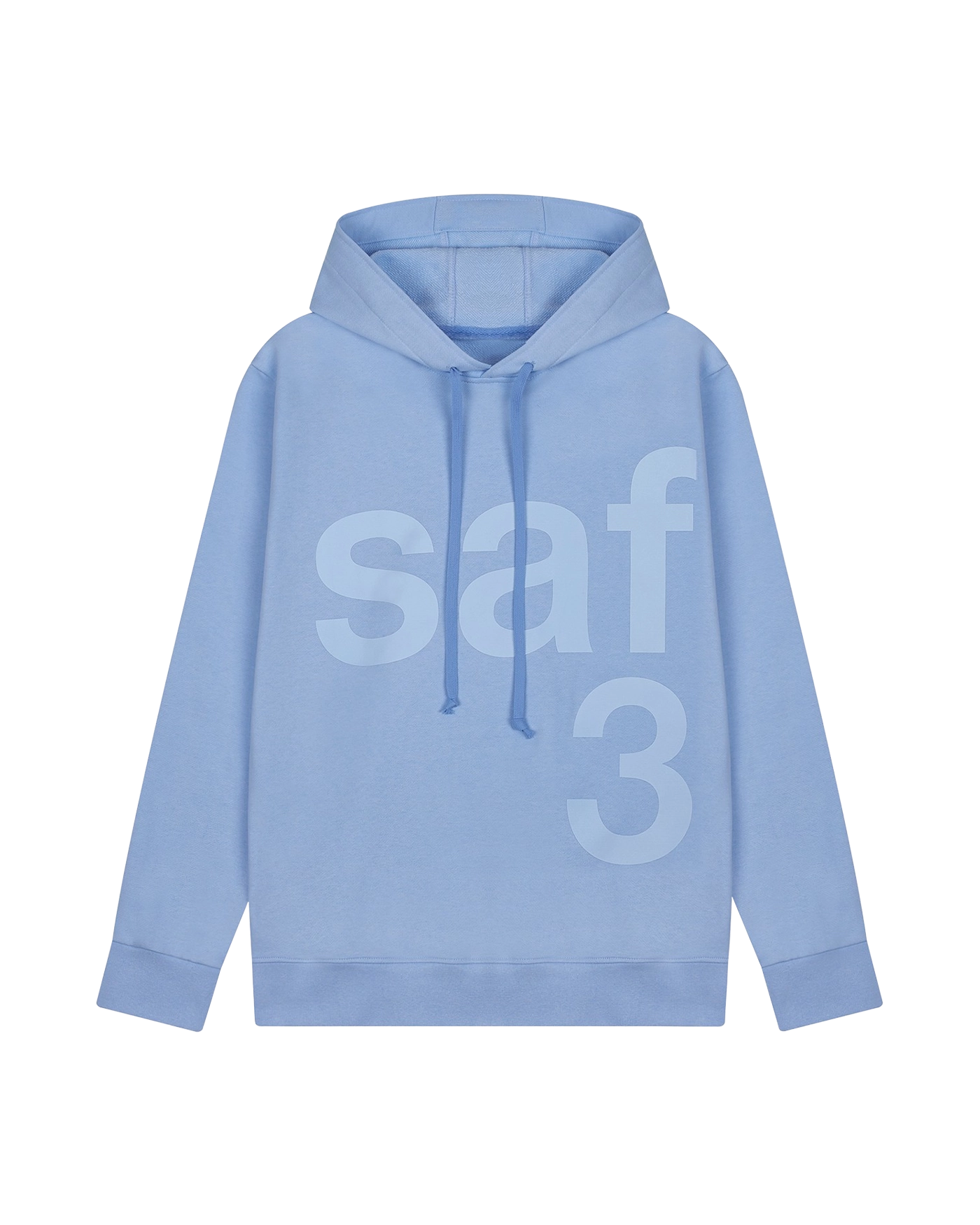 SAFARISPOT 1/2 TICKETING STRIPE BORDER HOODIE BLACK