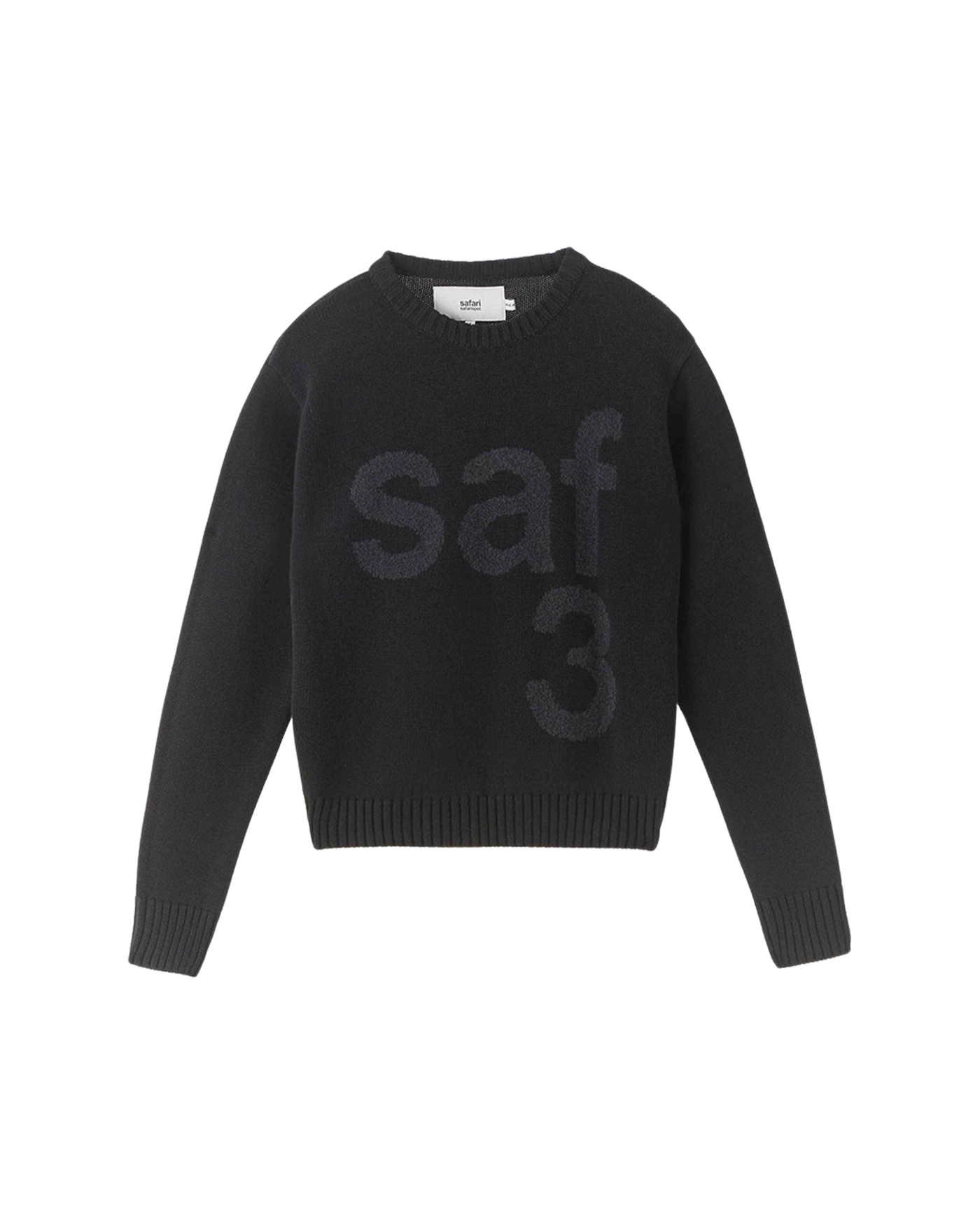 SAFARISPOT TICKETING STRIPE BORDER HOODIE BLACK