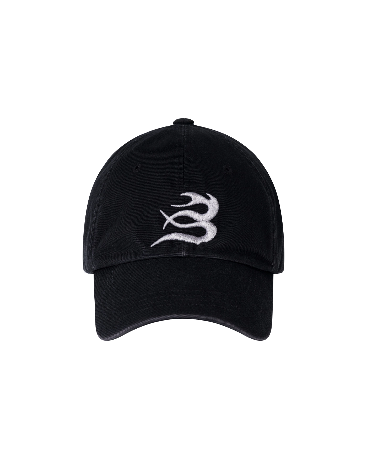 │bauf│ Flame Vintage Washed Ball Cap Washed Black BFH-23A- BAUF Flame Vintage Washing Ball Cap