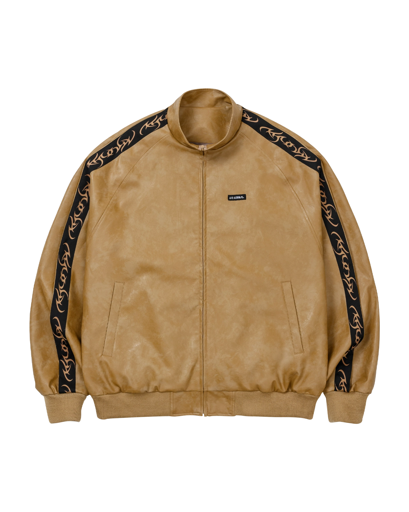 【AJO AJOBYAJO】24FW★ [SET] Vegan Leather Over Raglan Track AJOBYAJO】Vegan Leather Oversized Raglan Track Jacket | OUR
