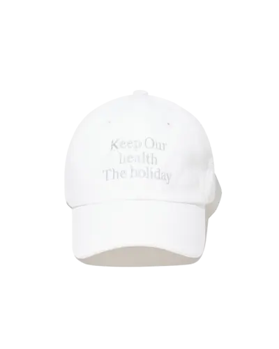 ●MILLO ARCHIVE● Holiday Signature Ball Cap Pure White ML05 MILLO ARCHIVE Holiday Signature Ball Cap