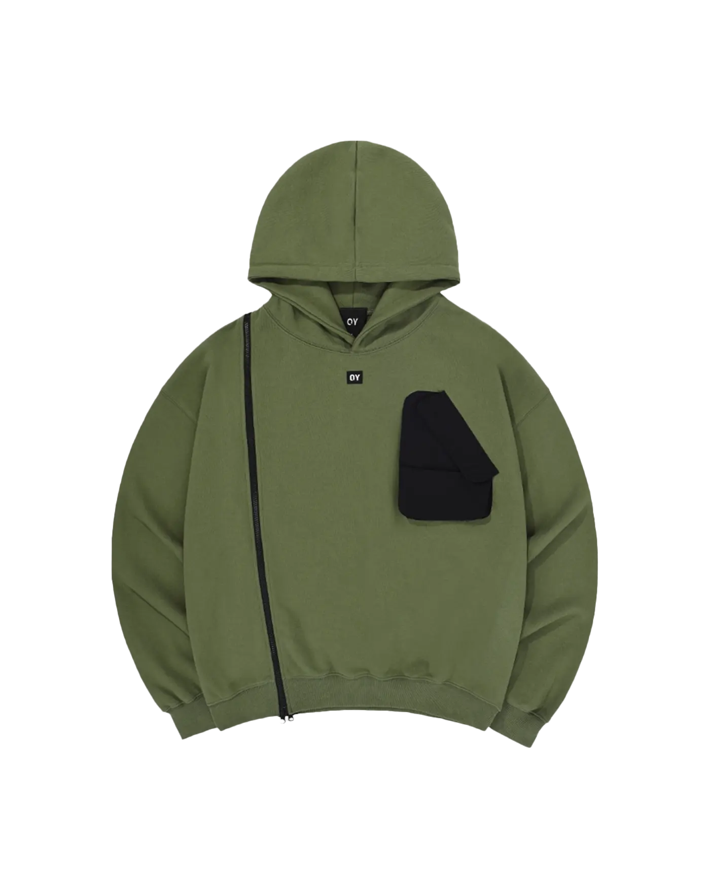 ☆OY☆POCKET ZIPPER HOODIE-KHAKI☆正規品/韓国直送料込/人気 OY ☆OY☆POCKET ZIPPER HOODIE-KHAKI☆正規品/韓国直送料込/人気 OY