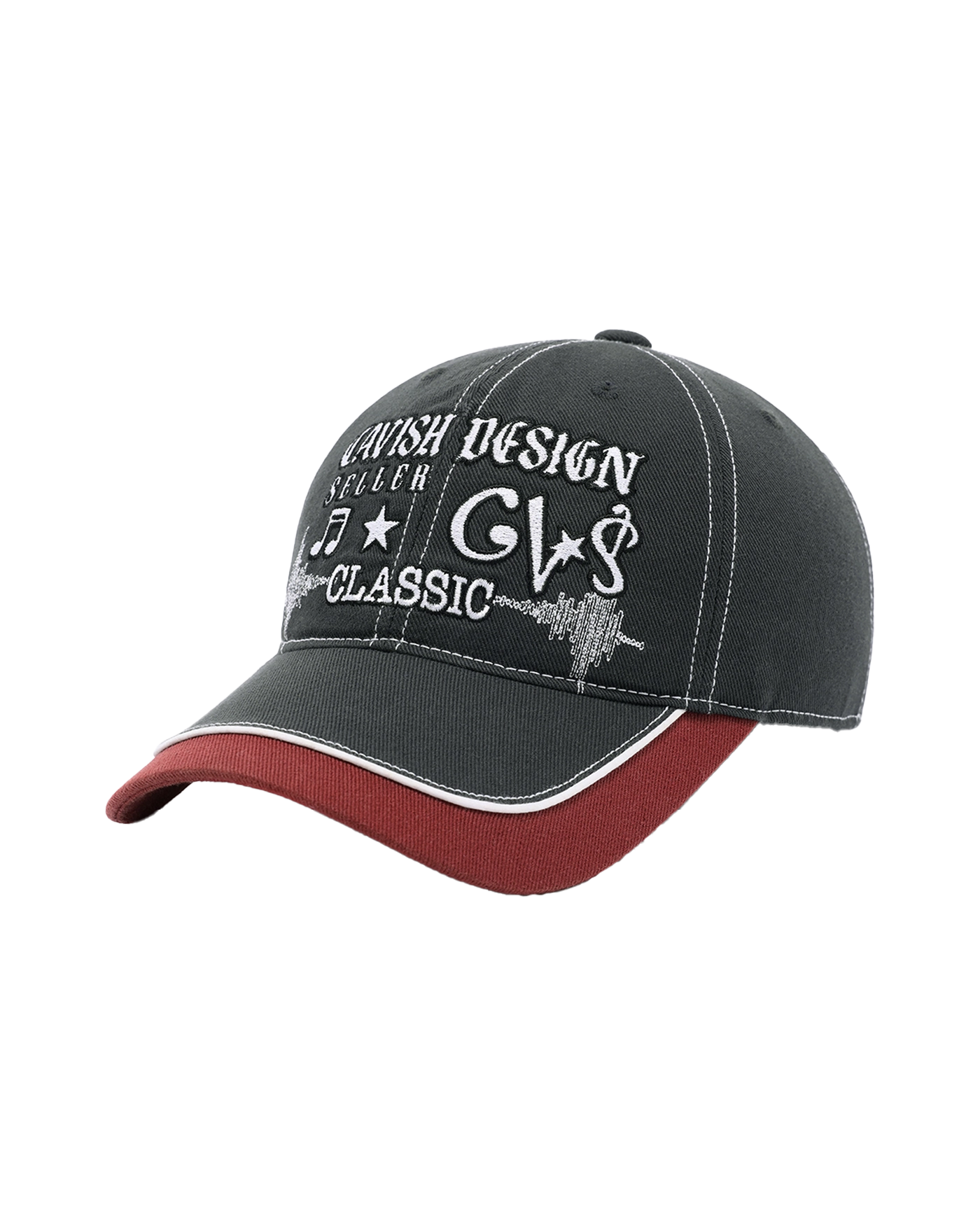 [CAVISH] SONIC WAVE BALL CAP ★大人気★ SONIC WAVE BALL CAP GREY(CV2EFUAB21A) - cavish | 60% - Asian
