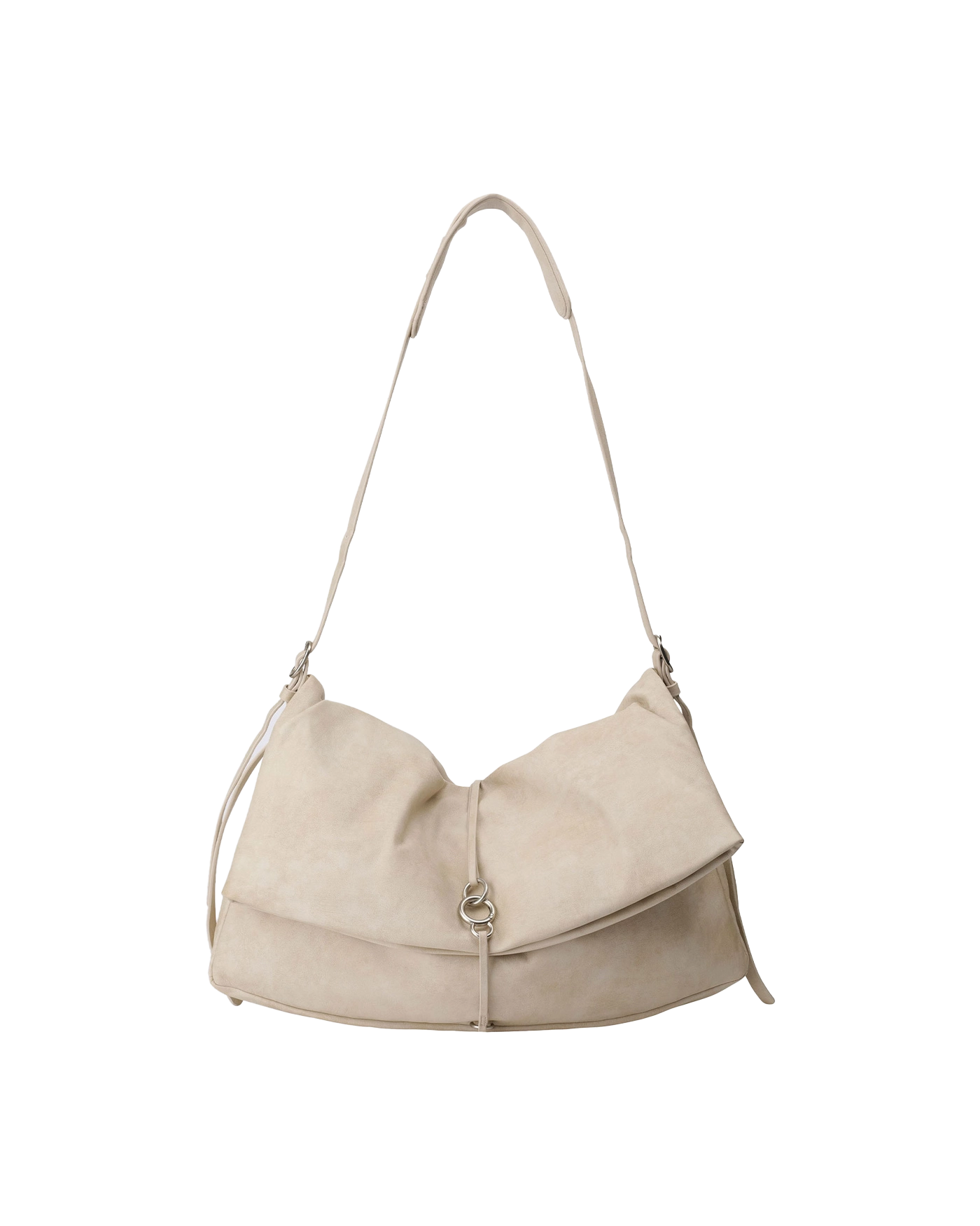 ★SCULPTOR★ Folded Slouchy Bag Dirty Ivory SC24A505IV 5e335dcf328be7e67fea1fc50d1717