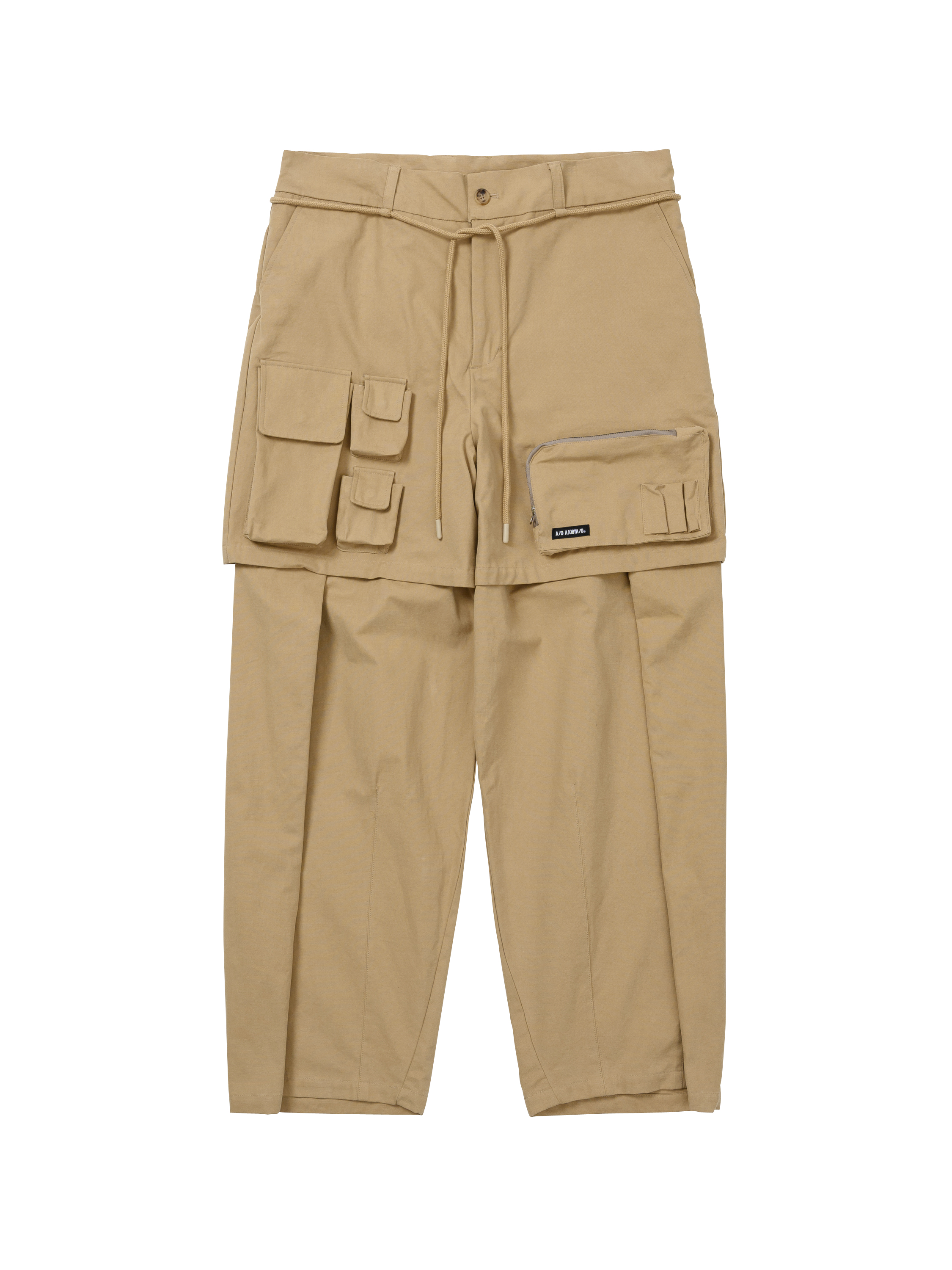 【AJO AJOBYAJO】24FW★ Pocket Layered Oversized Cotton Pants AJOBYAJO Pocket Layered Oversized Cotton Pants