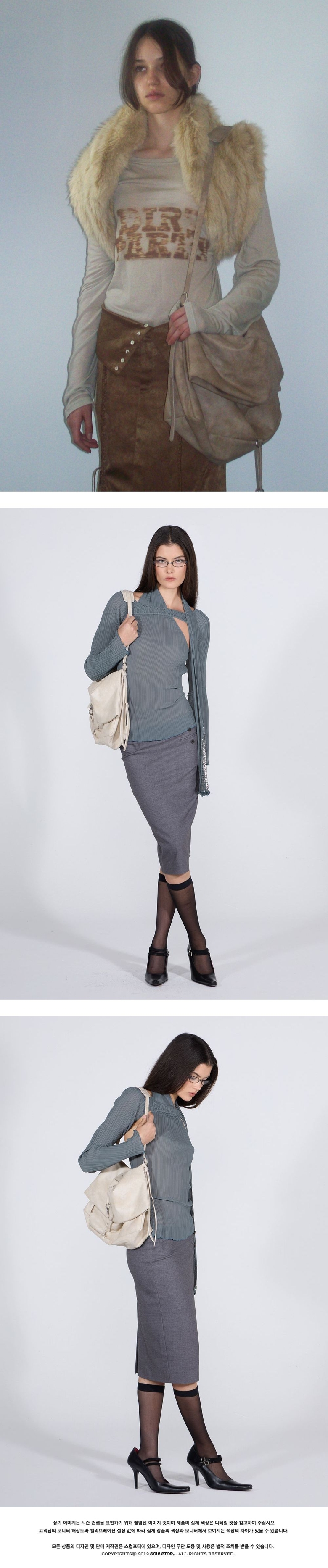 SCULPTOR Folded Slouchy Bag