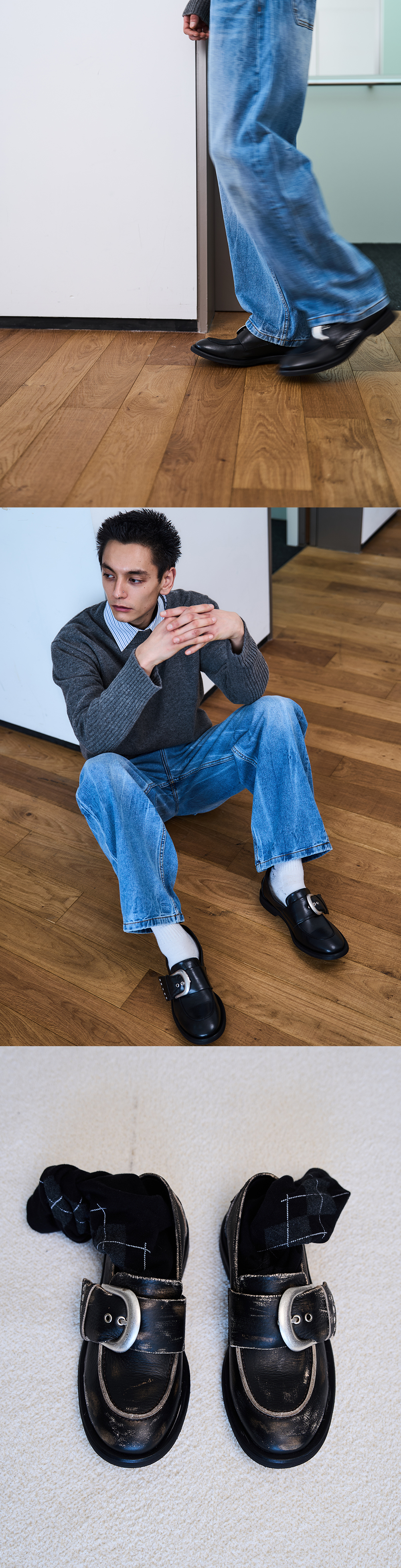 ★TWICEナヨン着用★NEGATIVE THREE Vintage Chunky Loafer NEGATIVE THREE Vintage Chunky Loafer