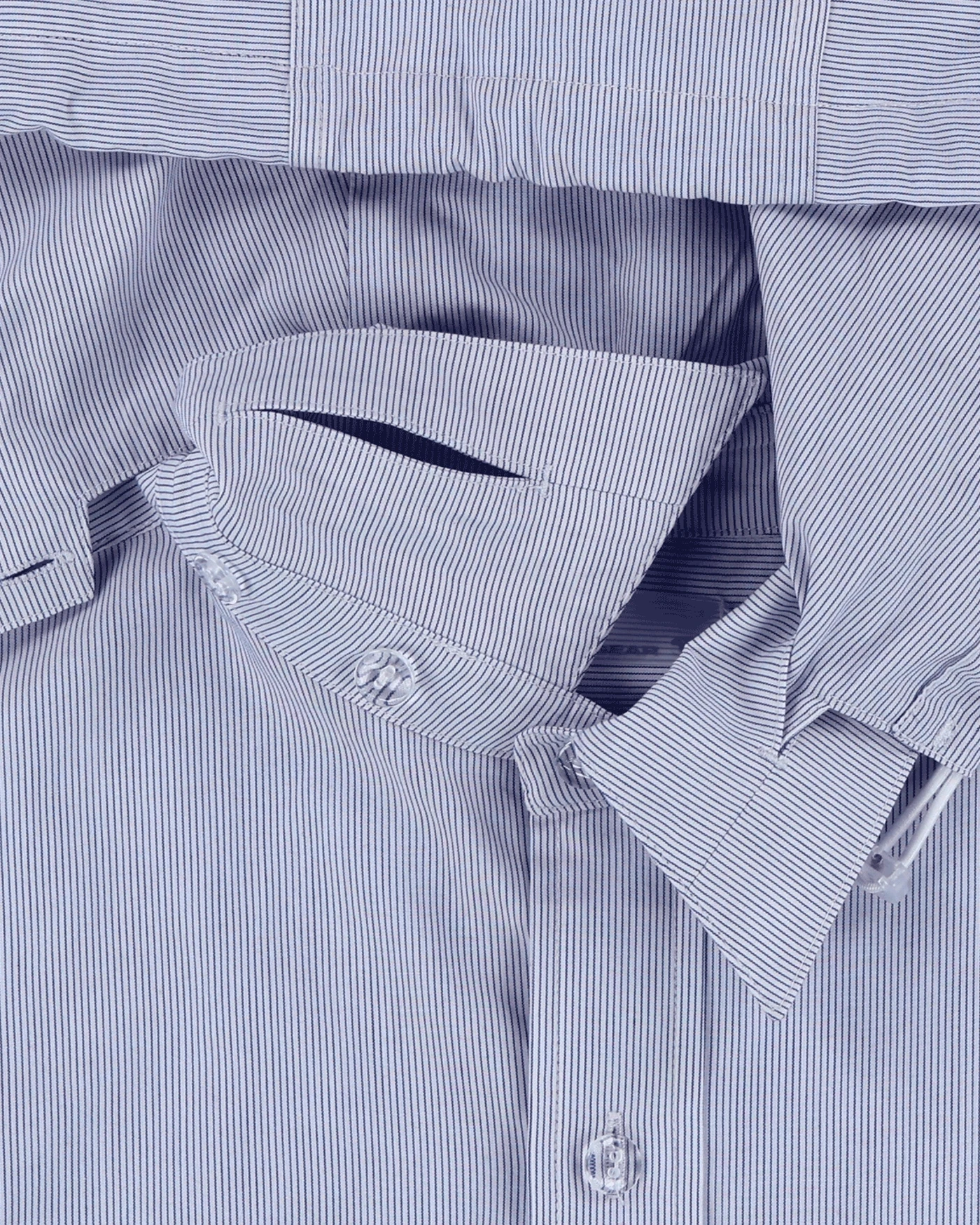 [SAN SAN GEAR] / ☆ 25SS STRIPE HOOD SHIRTS / BLUE STRIPE HOOD SHIRTS [BLUE] - SAN SAN GEAR