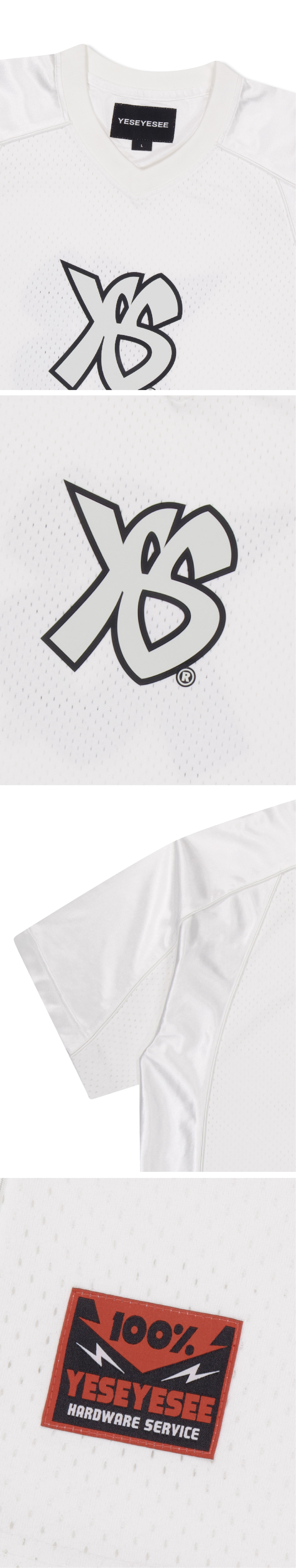 [YESEYESEE]★24SS★韓国人気★ST Satin Football Tee YESEYESEE]☆24SS☆韓国人気☆ST Satin Football Tee (YESEYESEE