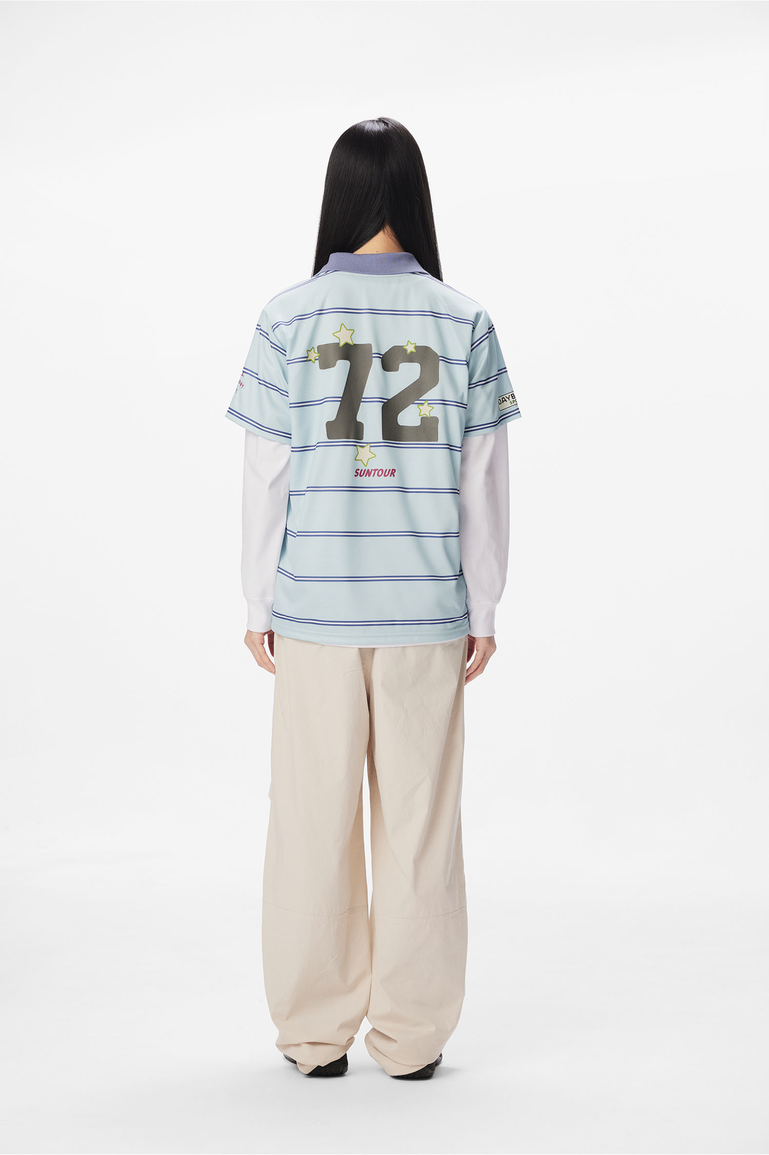Tシャツ・カットソー [SUN LOVE] Striped Tour Golf Jersey : 3color SUNLOVE Striped Tour Golf Jersey