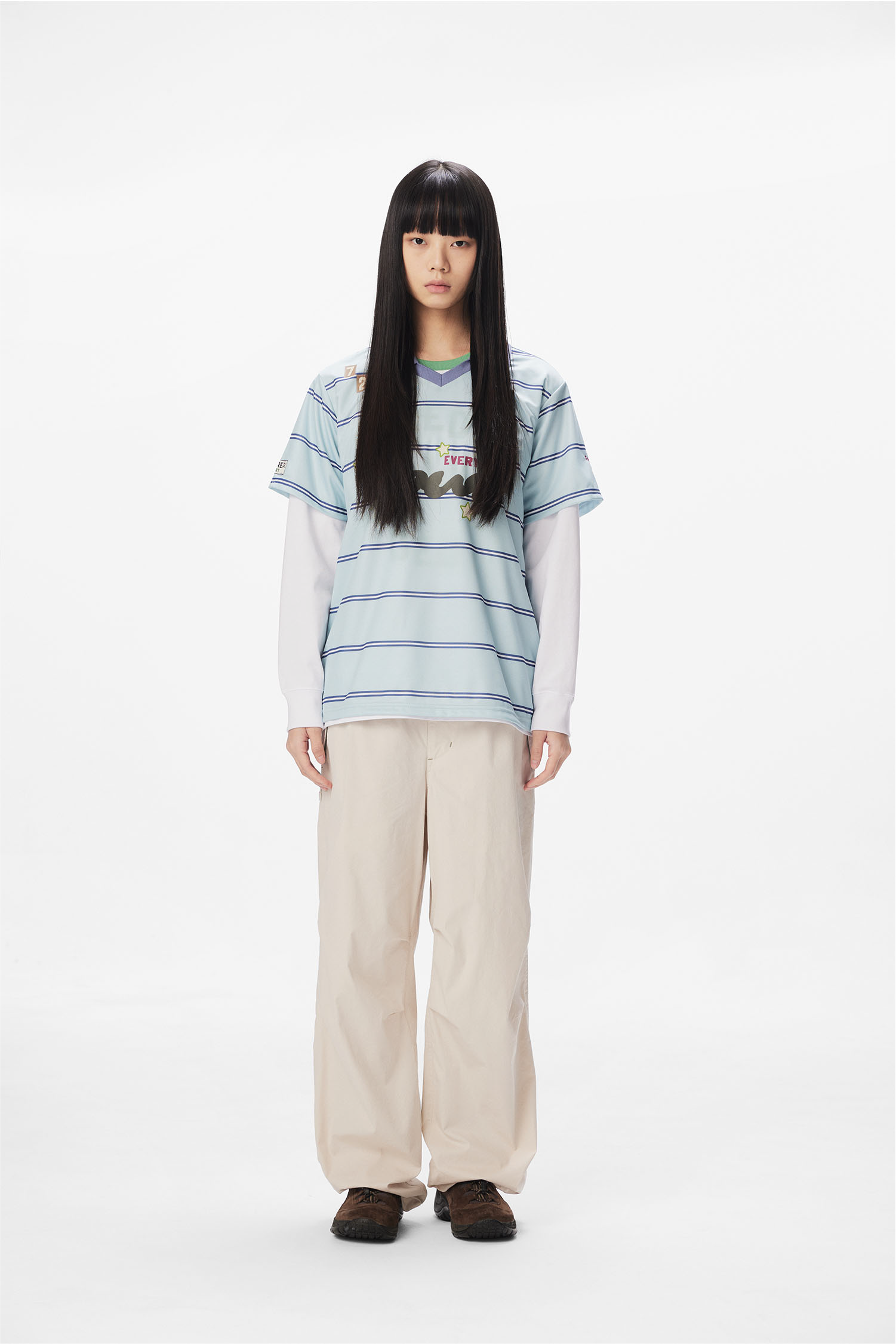 SUNLOVE Striped Tour Golf Jersey