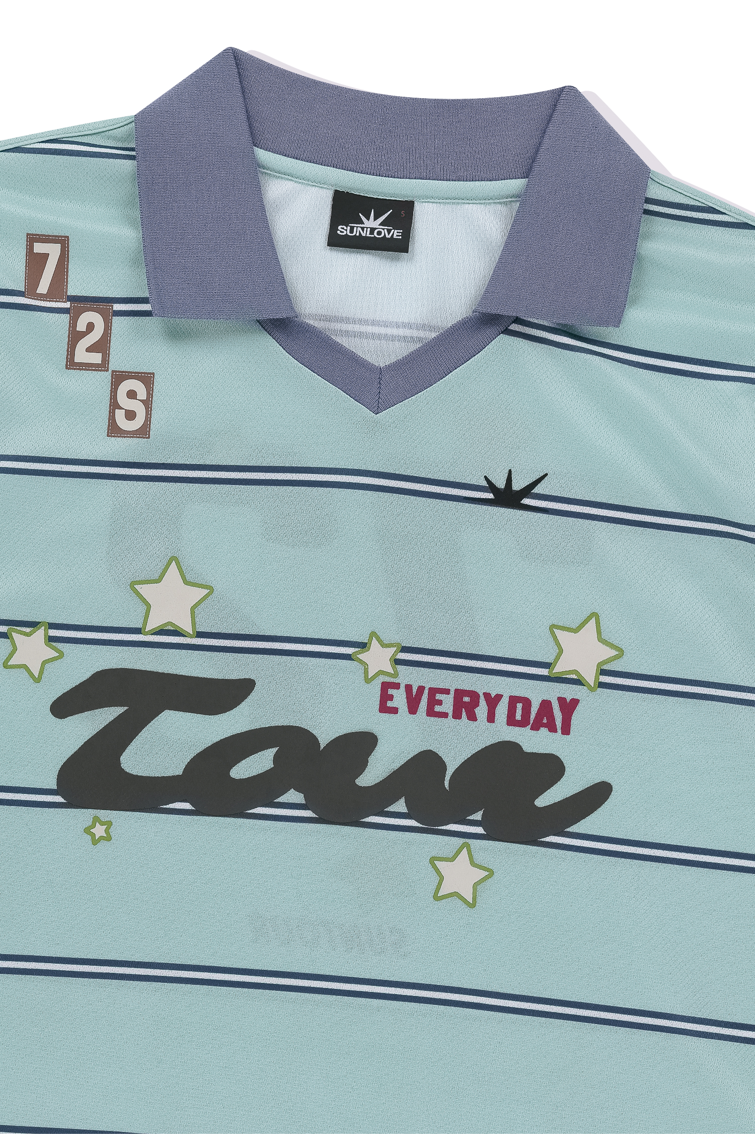 Tシャツ・カットソー [SUN LOVE] Striped Tour Golf Jersey : 3color SUNLOVE Striped Tour Golf Jersey