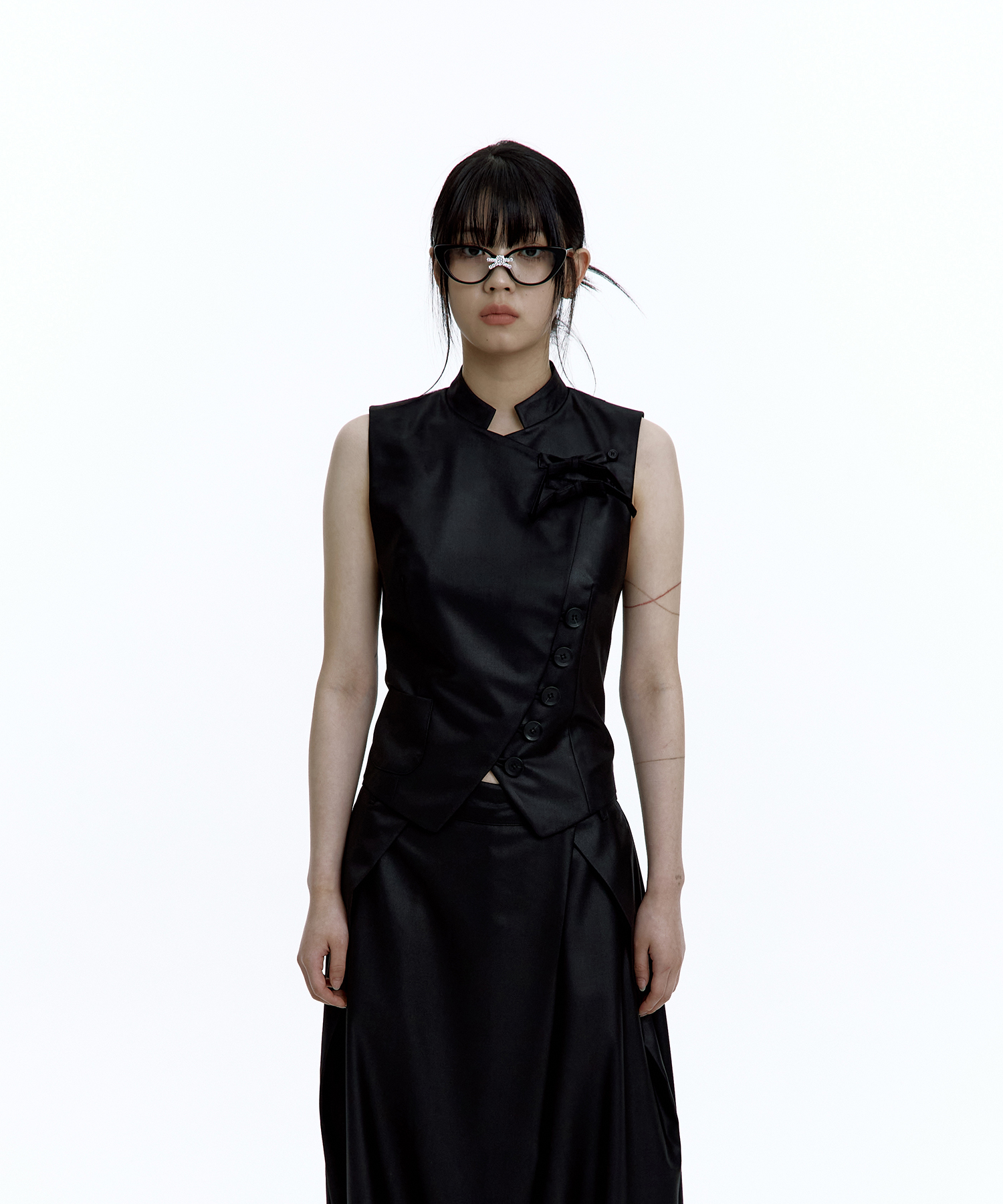 KASHIKO Preppy China Collar Vest