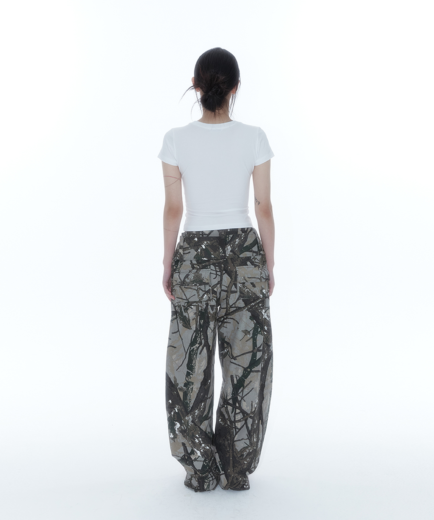 KASHIKO Belt Rivet Oval Pants