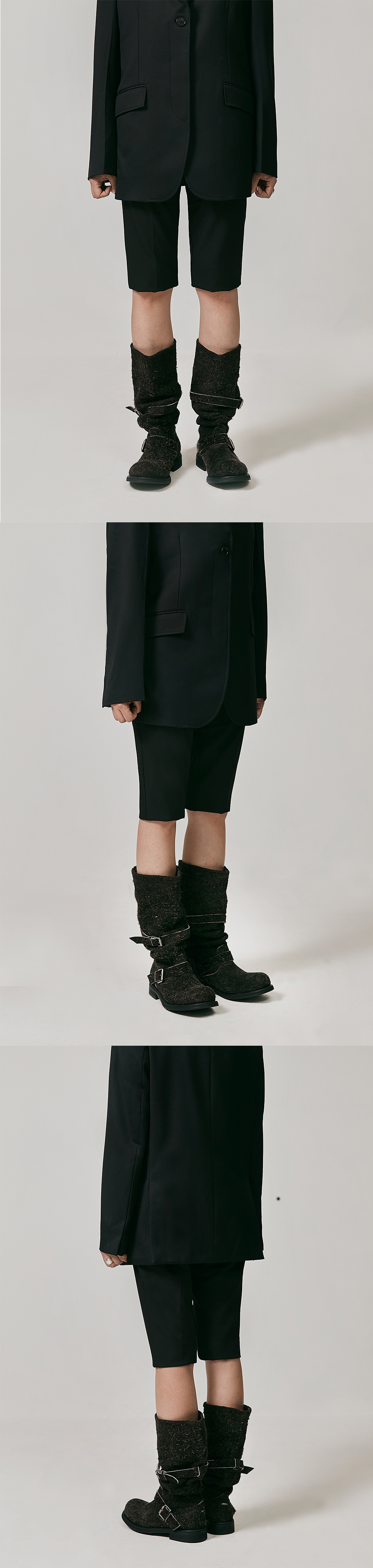 NEGATIVE THREE Slouchy Long Boot