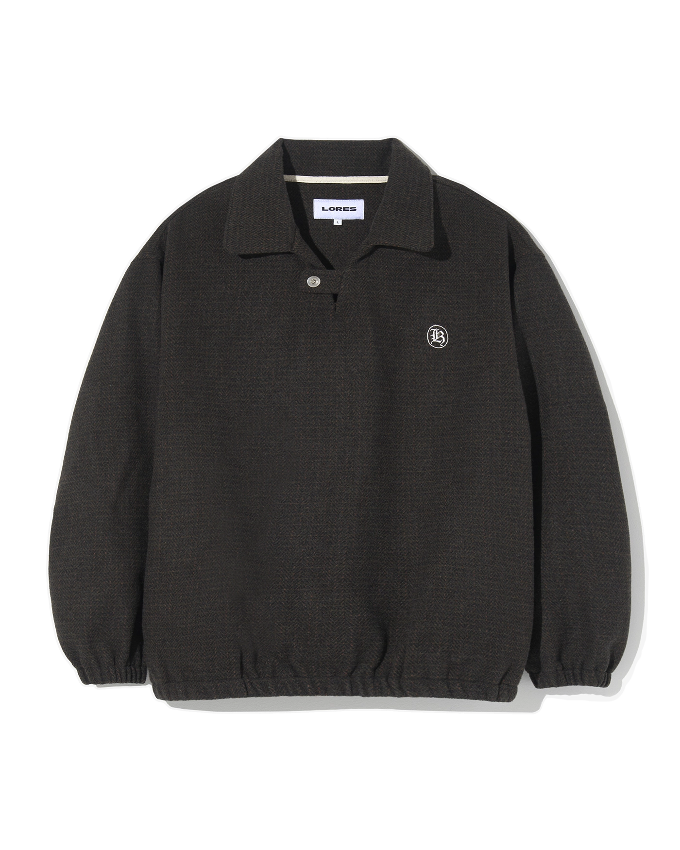 ★LORES★ Bulge Logo Sweatshirts Black Bulge Logo Sweatshirts - Black - LORES