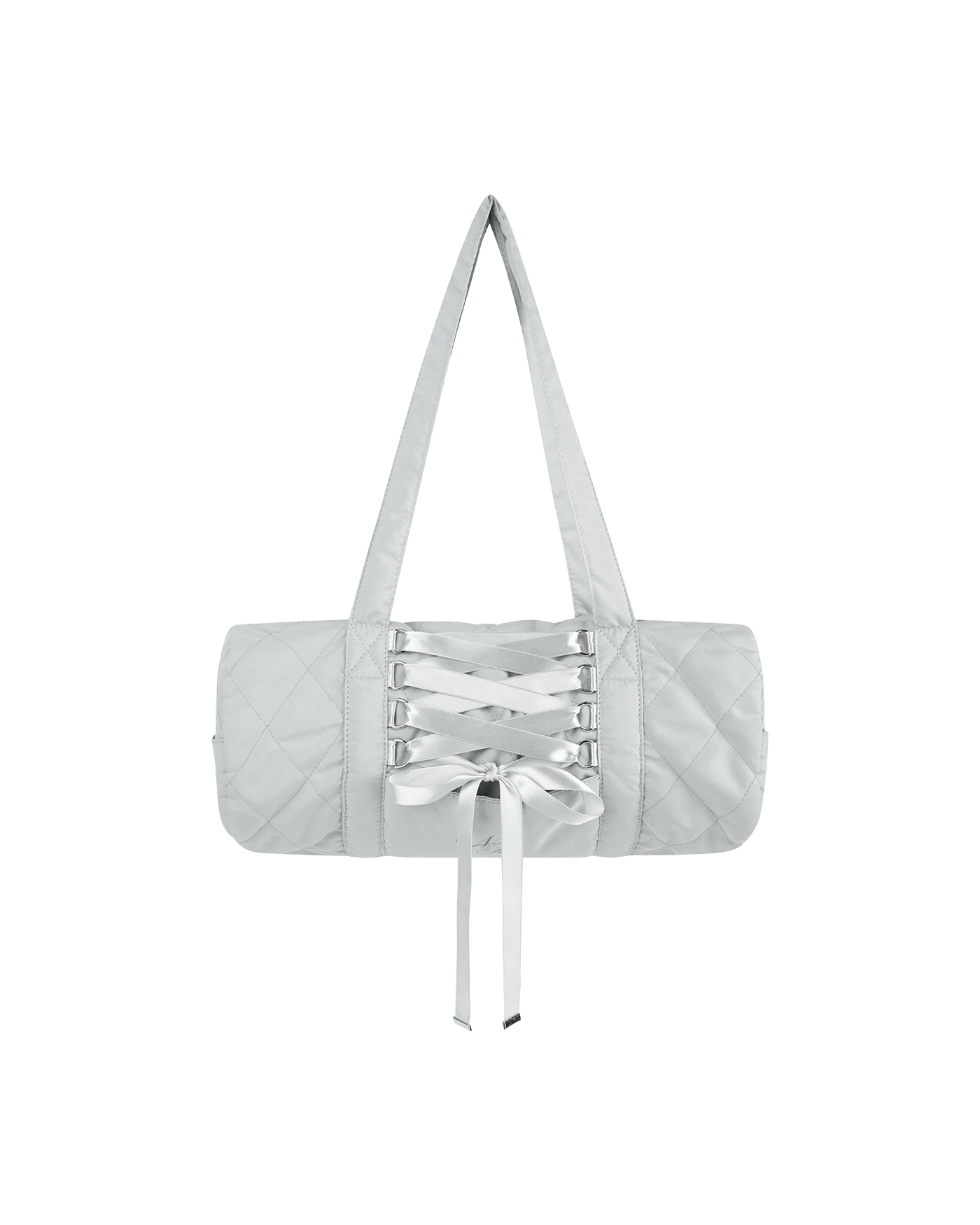 【NIIER NOR】LACE-UP QUILTING DUFFEL BAG NIIER NOR LACE-UP QUILTING DUFFEL BAG