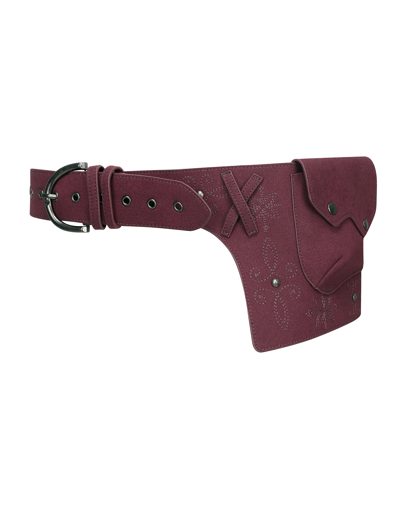 SCULPTOR Western Faux Suede Belt Bag
