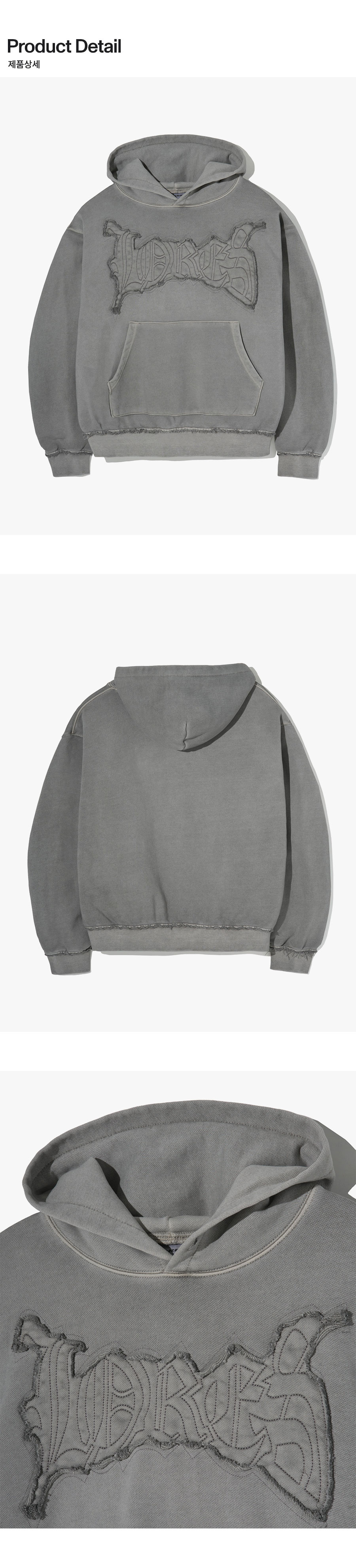 ★LORES★2024FW 新作★Old England Dyed Hoodie★2色 LORES Old England Dyed Hoodie