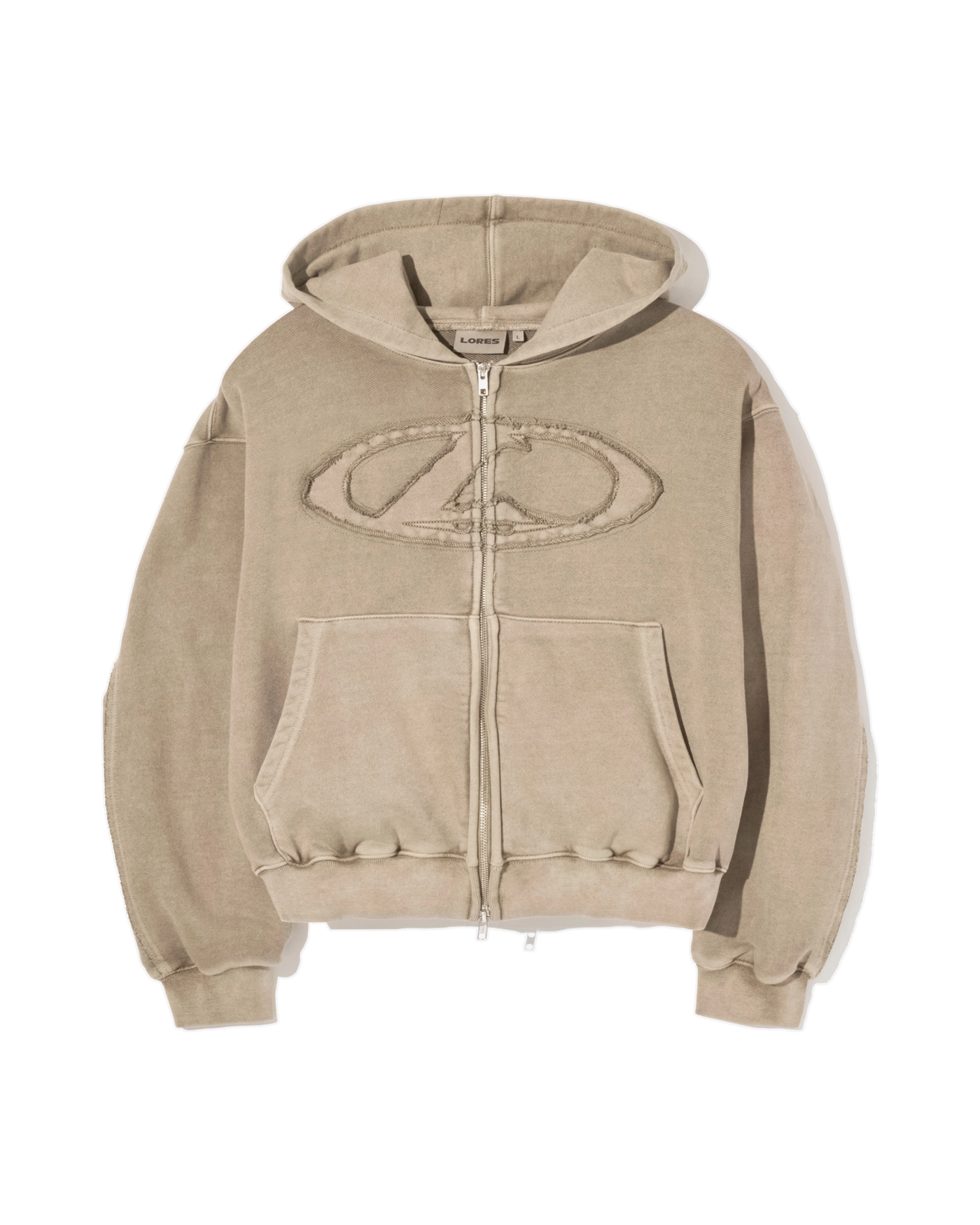 ★LORES★24FW 新作★L Oval Logo Balaclava Hoodie★2色 LORES L Oval Logo Balaclava Hoodie