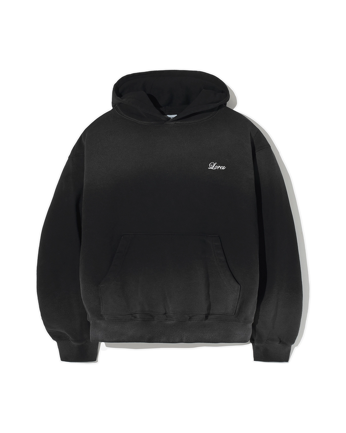 ★LORES★24FW 新作★L Oval Logo Balaclava Hoodie★2色 LORES L Oval Logo Balaclava Hoodie - Charcoal
