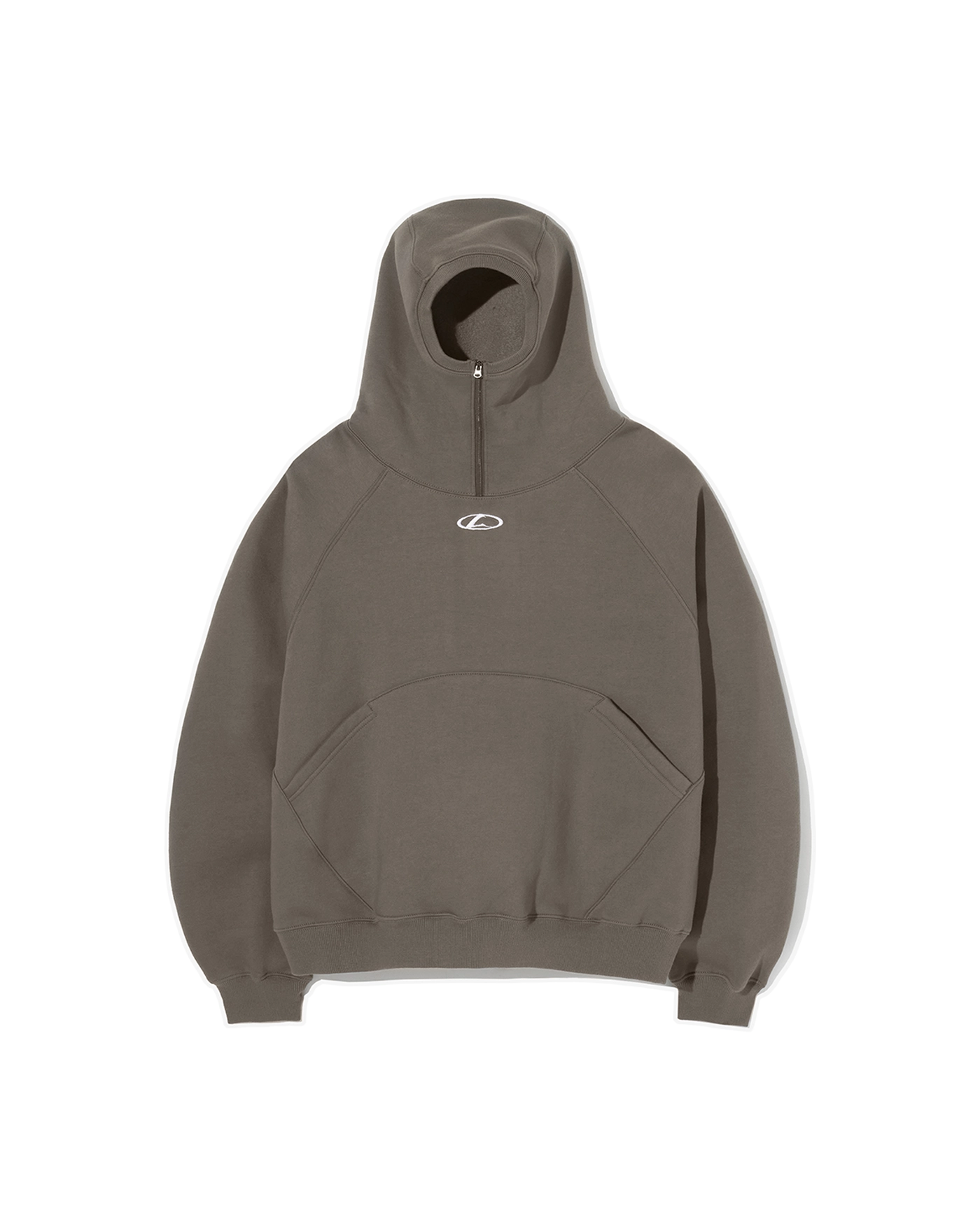 LORES L Oval Logo Balaclava Hoodie