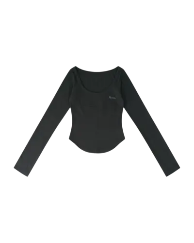 【Kashiko】24fw Monk Long Sleeve Top KASHIKO Monk Long Sleeve Top