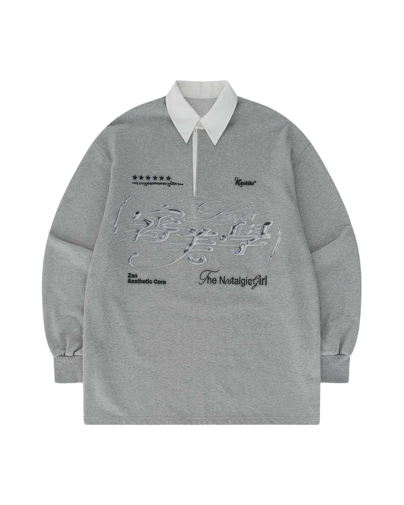【Kashiko】24fw Monk Long Sleeve Top KASHIKO Monk Long Sleeve Top