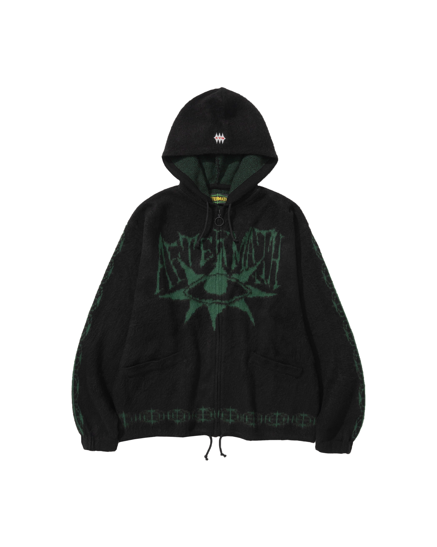 [AFTERMATH] AFTERMATH MOHAIR ZIP HOODIE /追跡付 AFTERMATH MOHAIR ZIP HOODIE