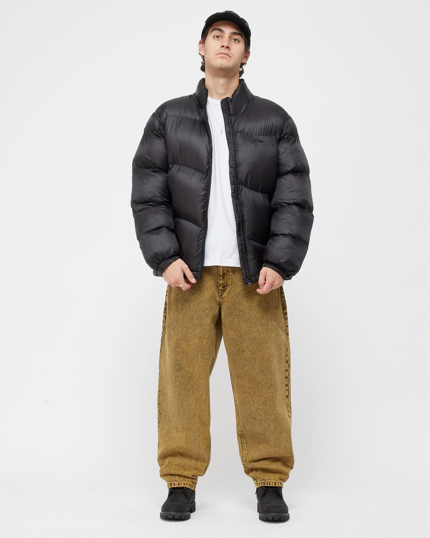 Dime CLASSIC RIPSTOP PUFFER ダウン ゴールド XL Dime Classic Ripstop Puffer Jacket | Gold | FARFETCH