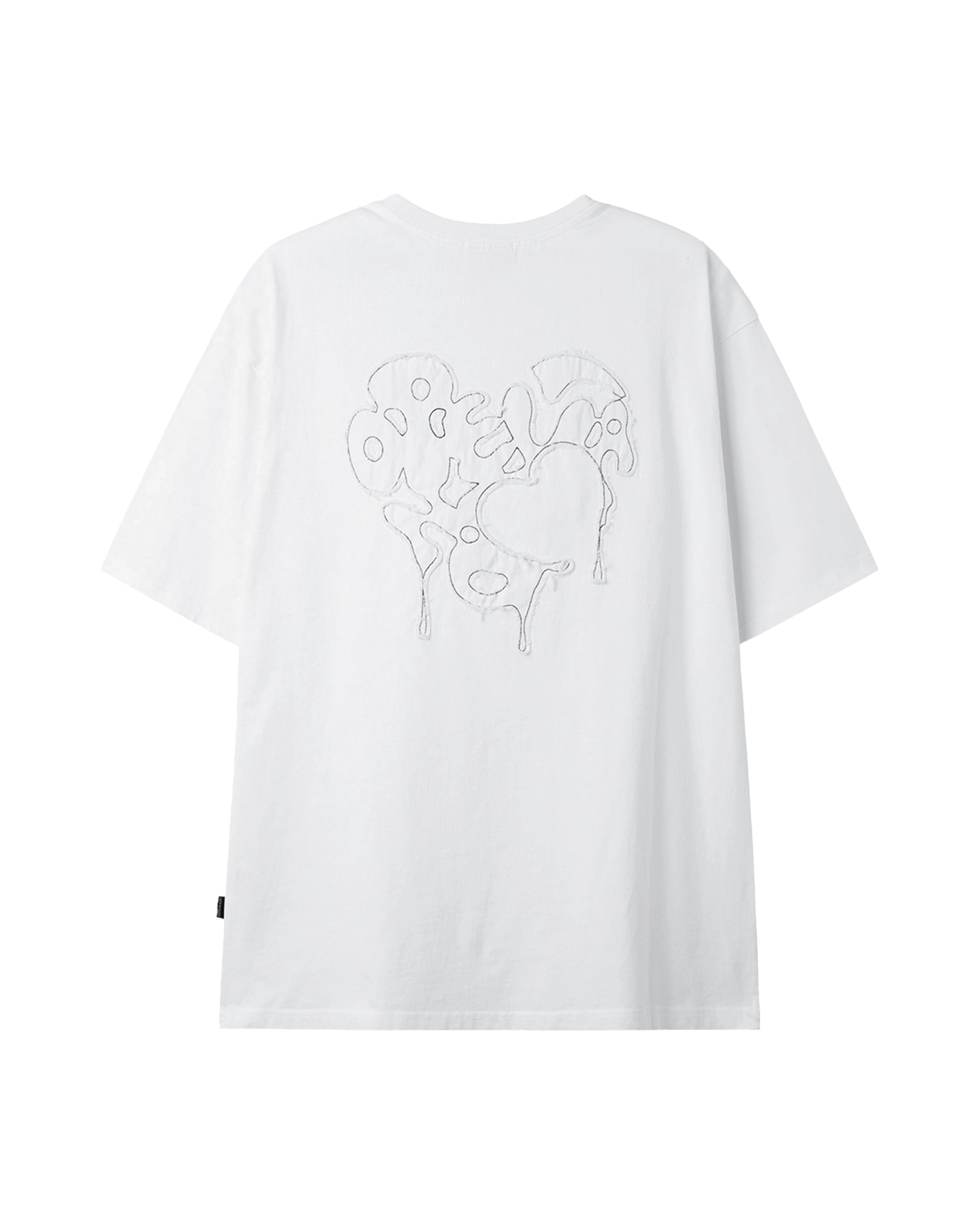 ★OY★BOUCLE HEART TEE - WHITE★正規品/韓国直送料込/人気 OY/オーワイ』 BOUCLE HEART TEE/ブークレハートティーシャツ（T