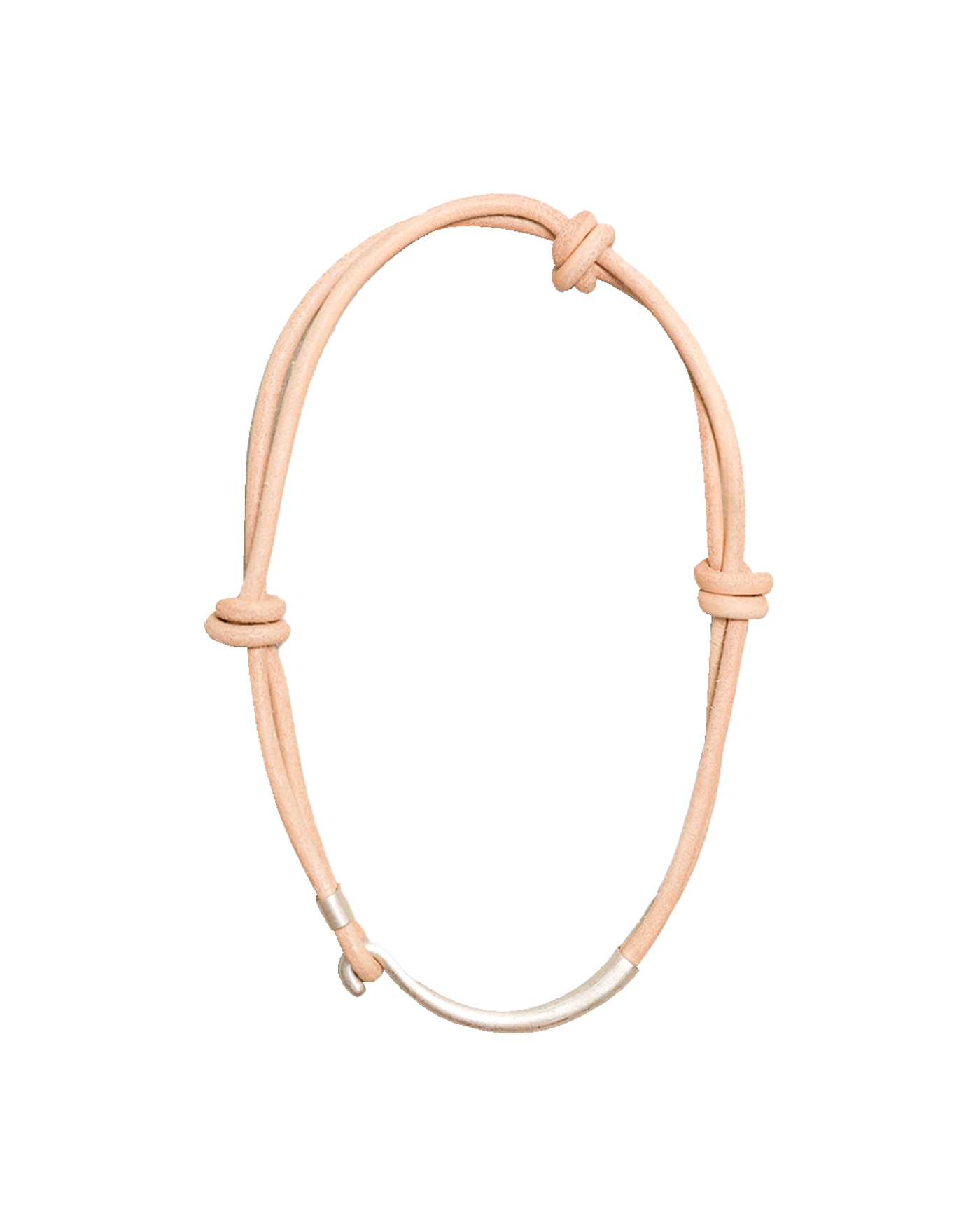 ●tow tow archive● Grit Leather Necklace Black TBH52ABMN002 TOWTOW ARCHIVE Grit Leather Necklace