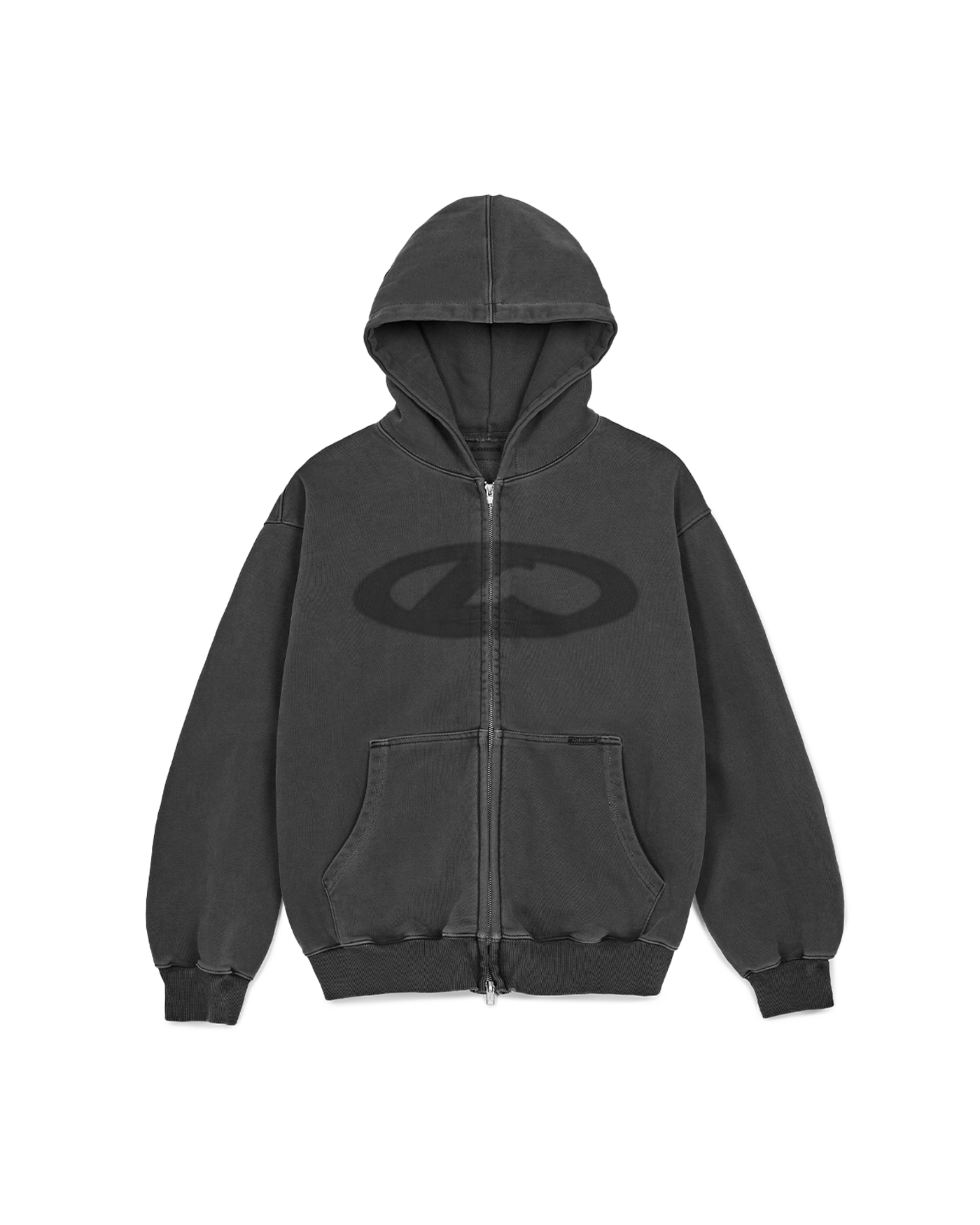 ★LORES★2025SS 超新作★Blur L-oval Dyed Zip Hoodie★3色 LORES Blur L-oval Dyed Zip Hoodie