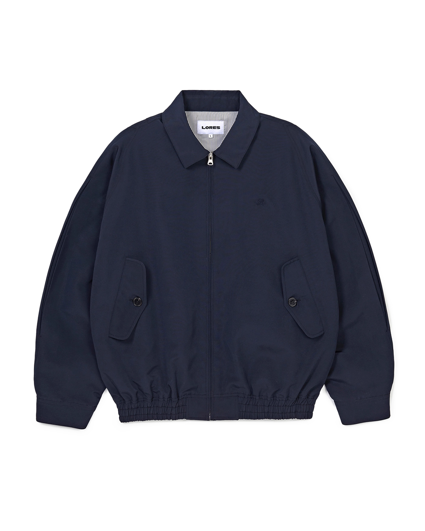 ★LORES★2025SS 超新作★Blur L-oval Dyed Zip Hoodie★3色 LORES Blur L-oval Dyed Zip Hoodie