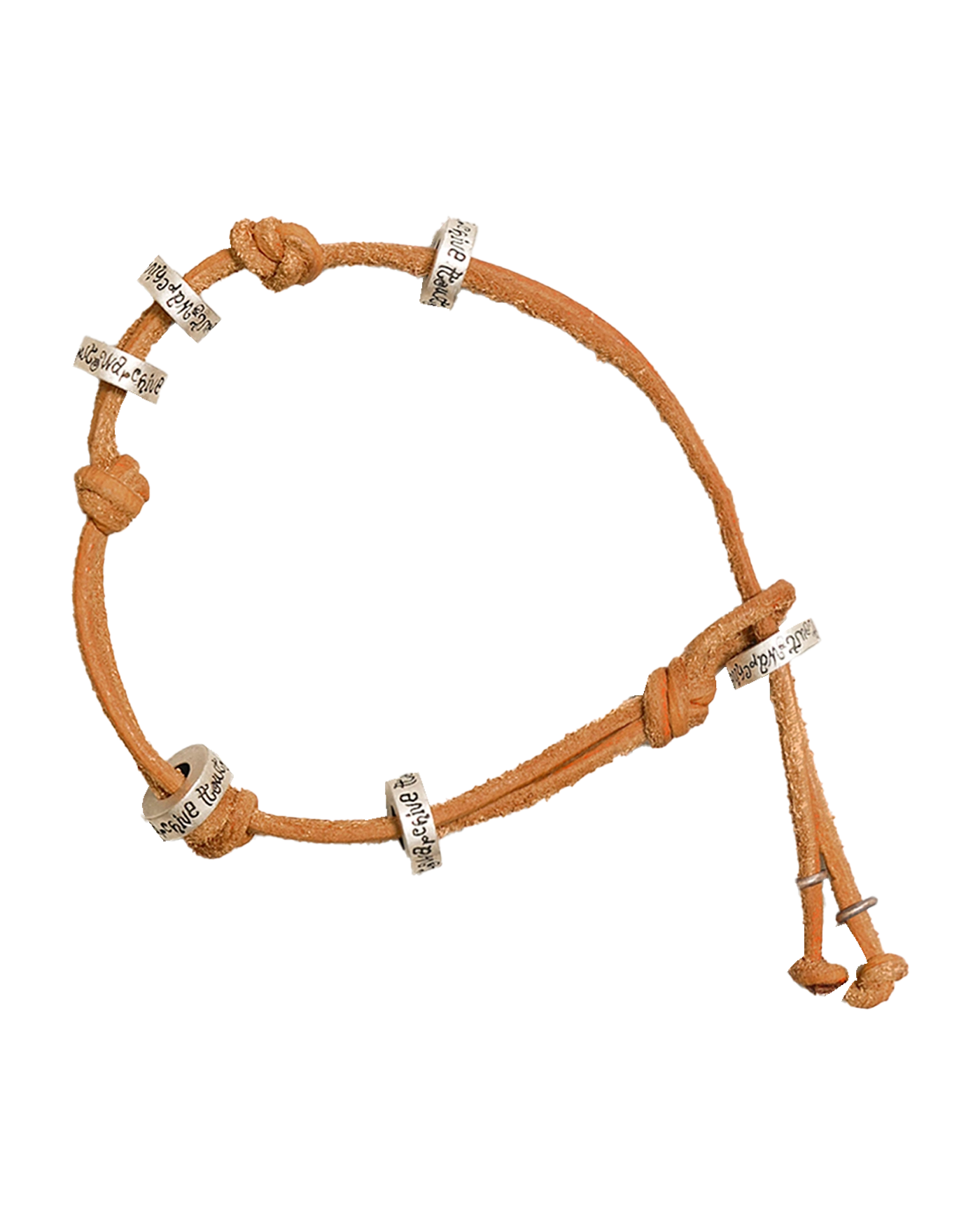 ●tow tow archive● Grit Leather Necklace Black TBH52ABMN002 TOWTOW ARCHIVE Grit Leather Necklace